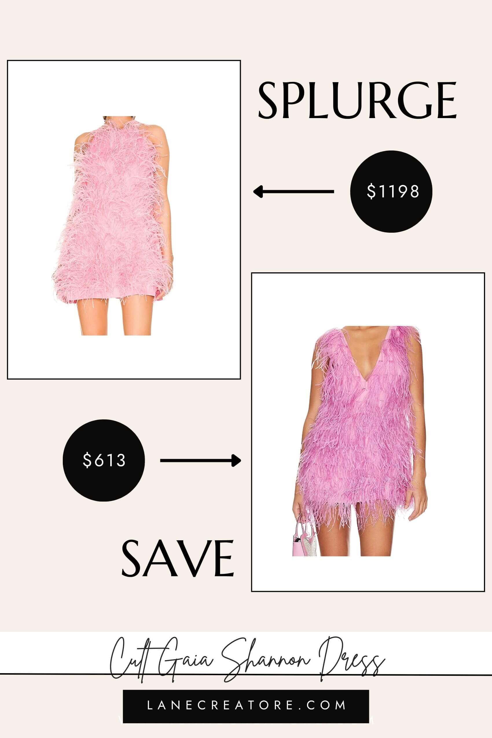 cult gaia shannon dress dupe