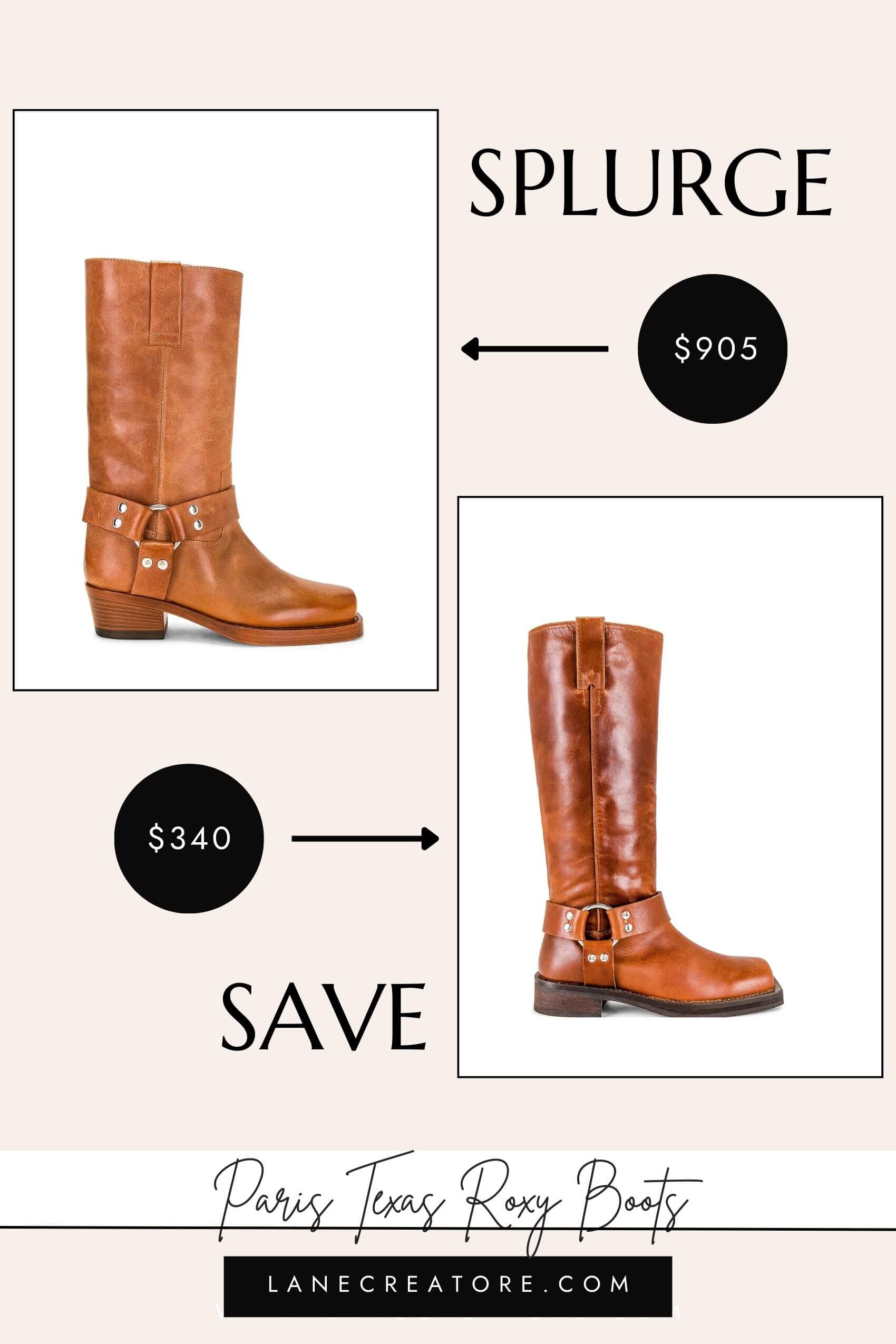 paris texas boots dupe