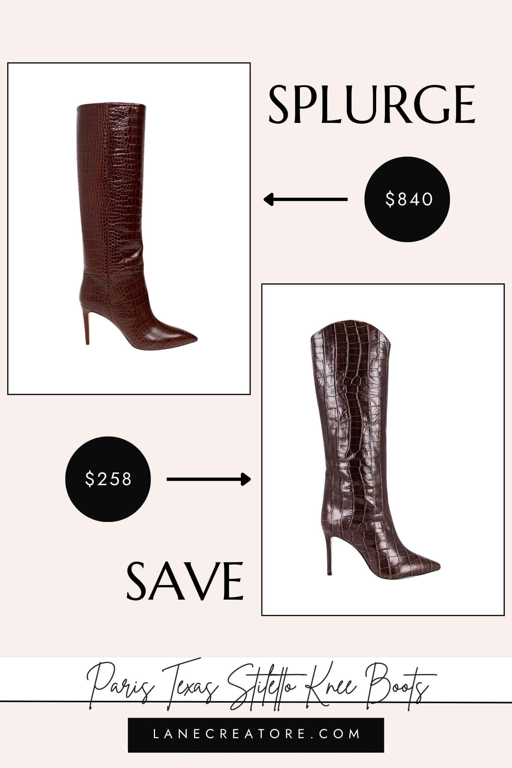 paris texas brown boots dupe