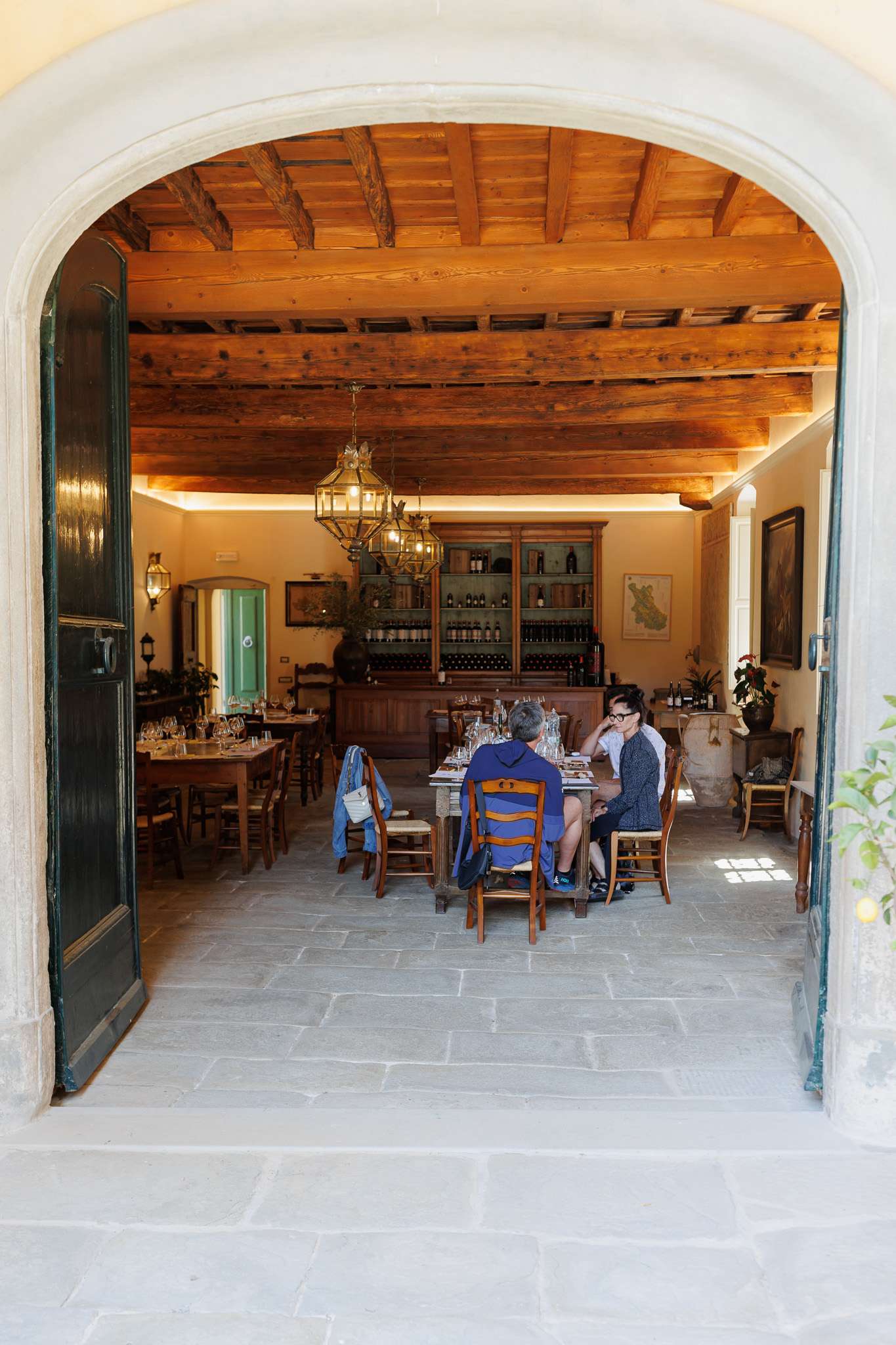 Best Wineries in Tuscany Poggio Torselli tasting room