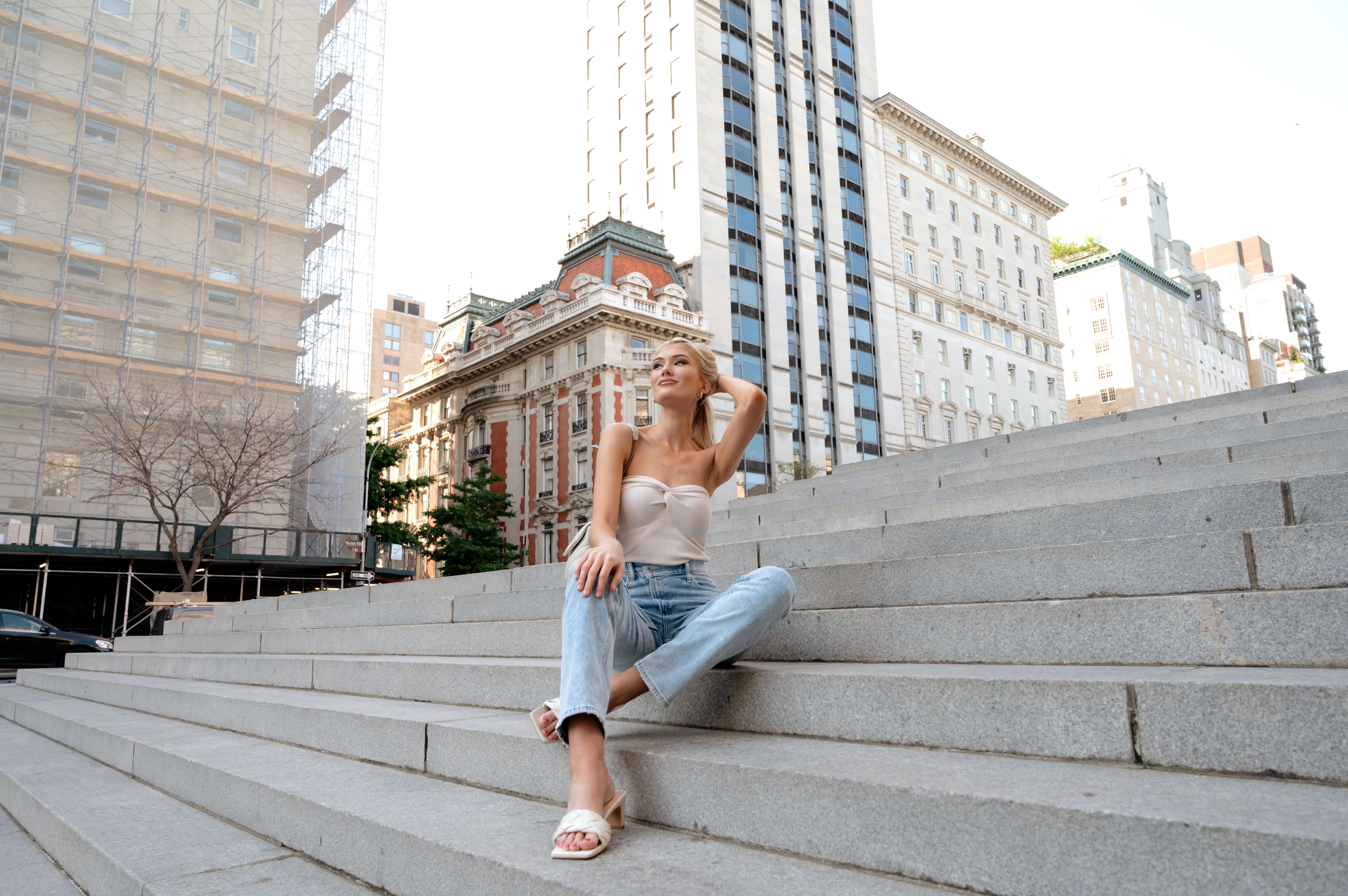 Curve Love 90s Ultra High Rise Straight Jeans