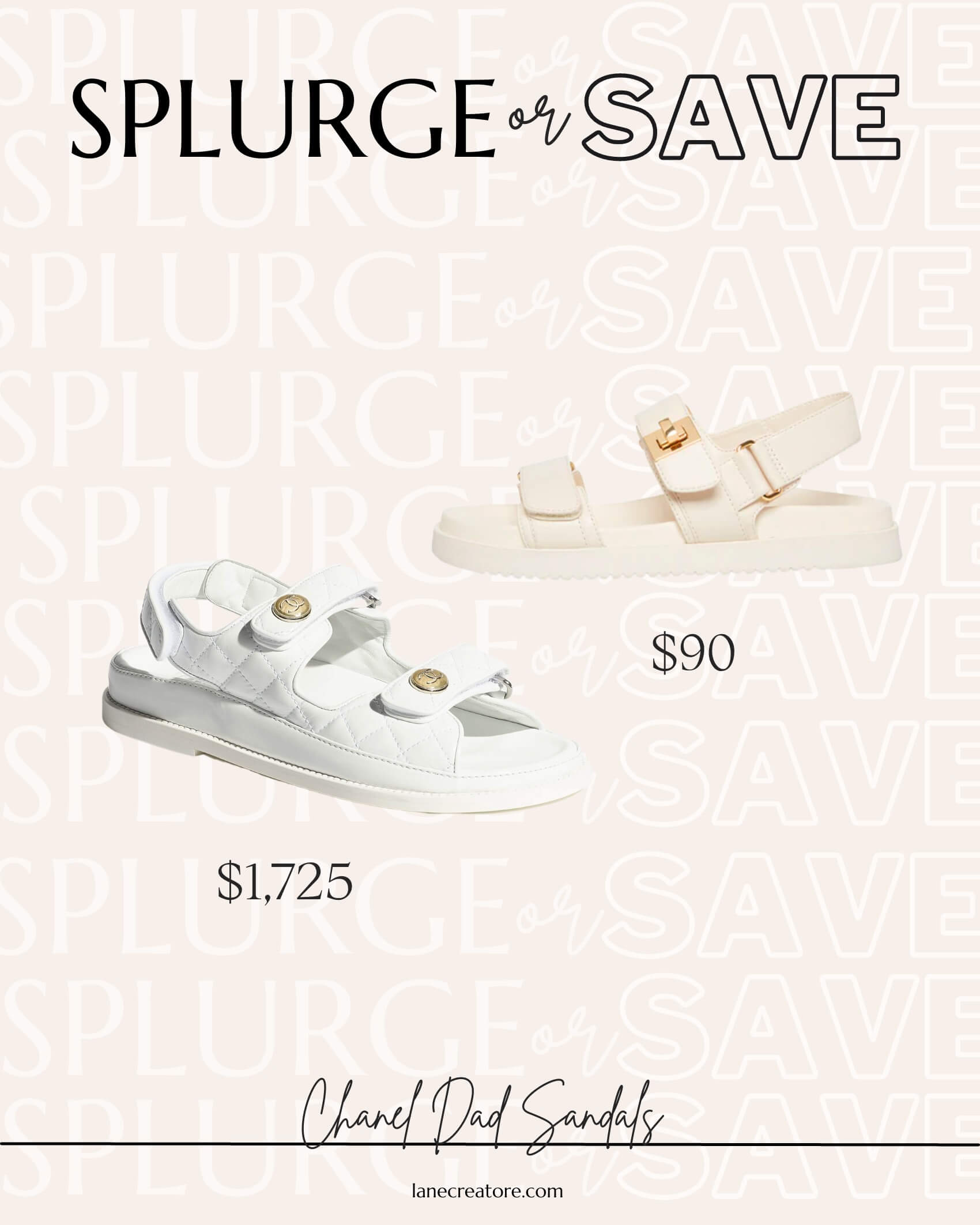 chanel dad sandals dupes
