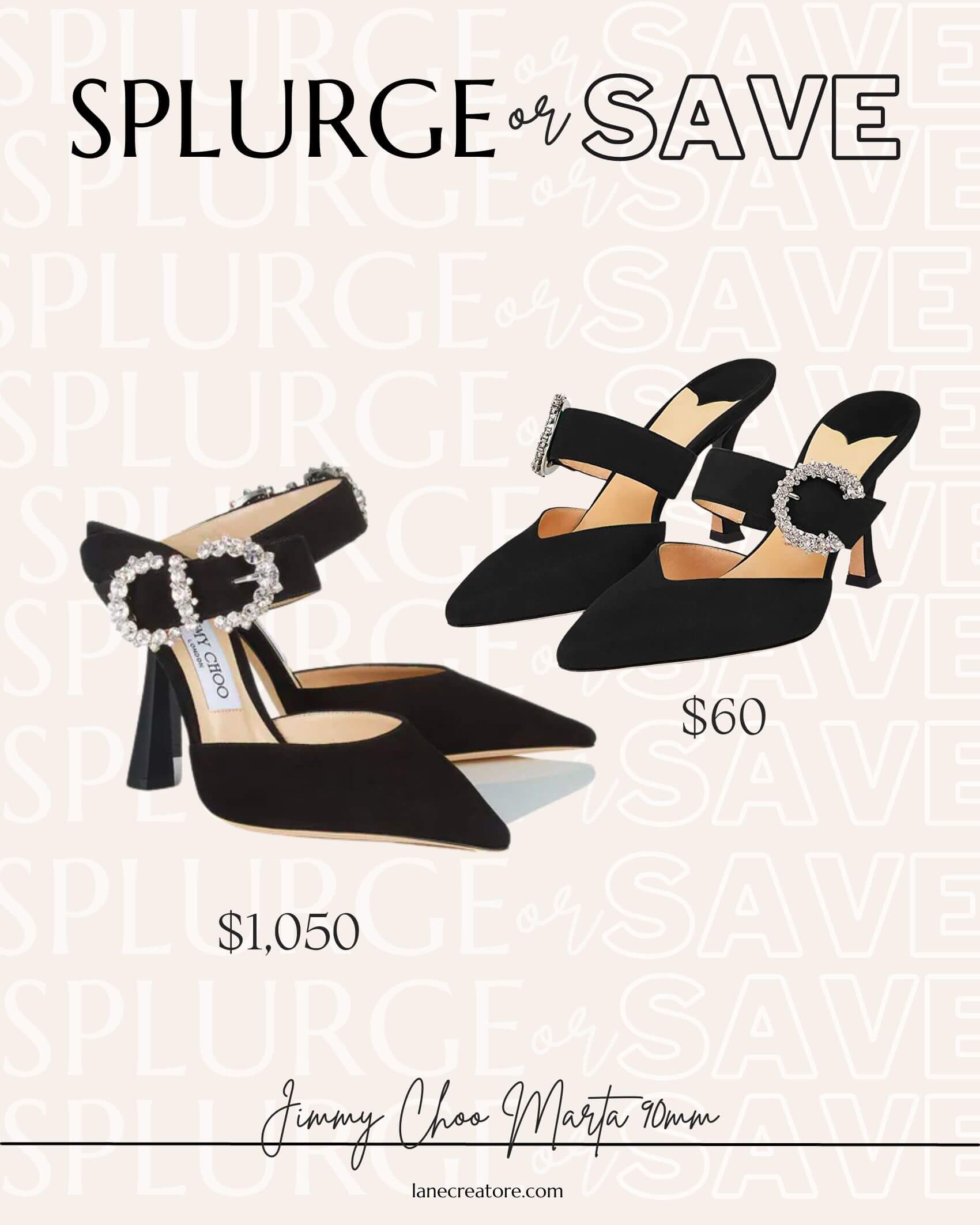 jimmy choo bow heels dupe