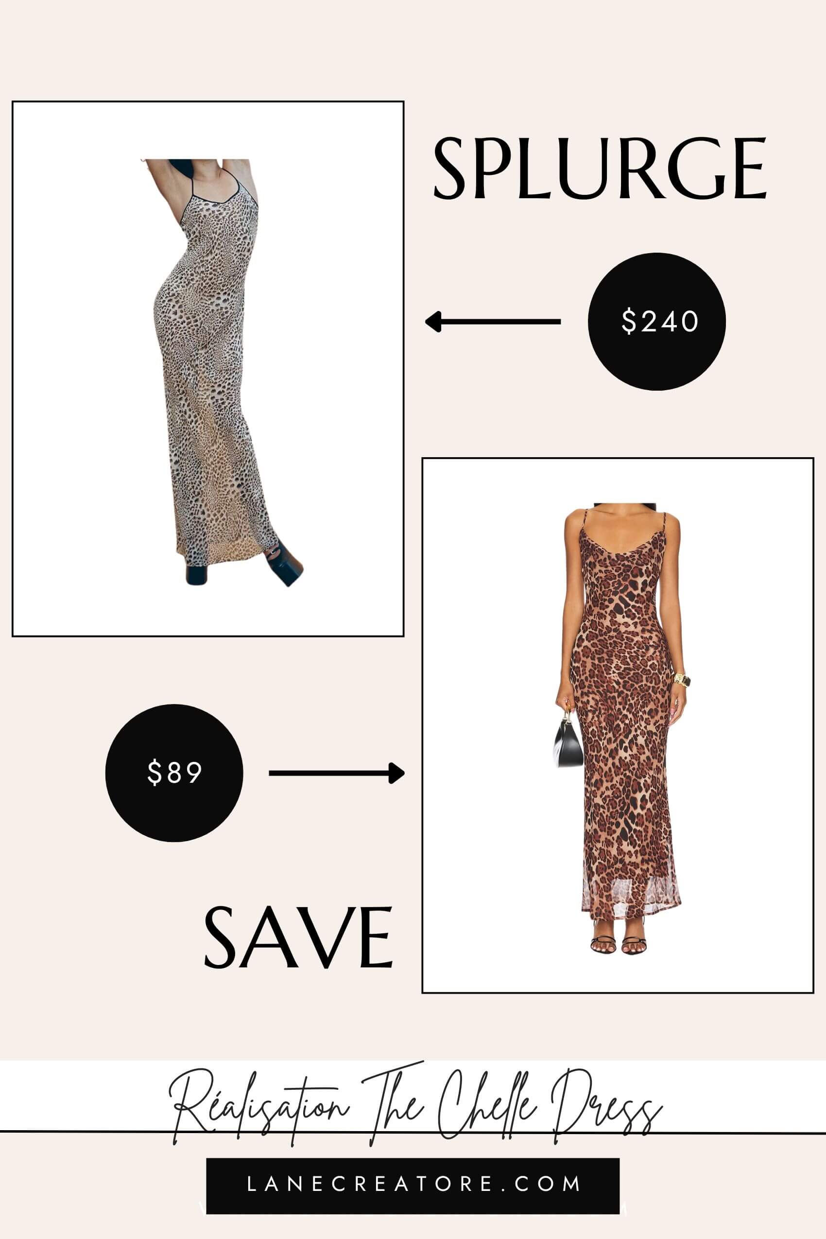 realisation par leopard dress dupe