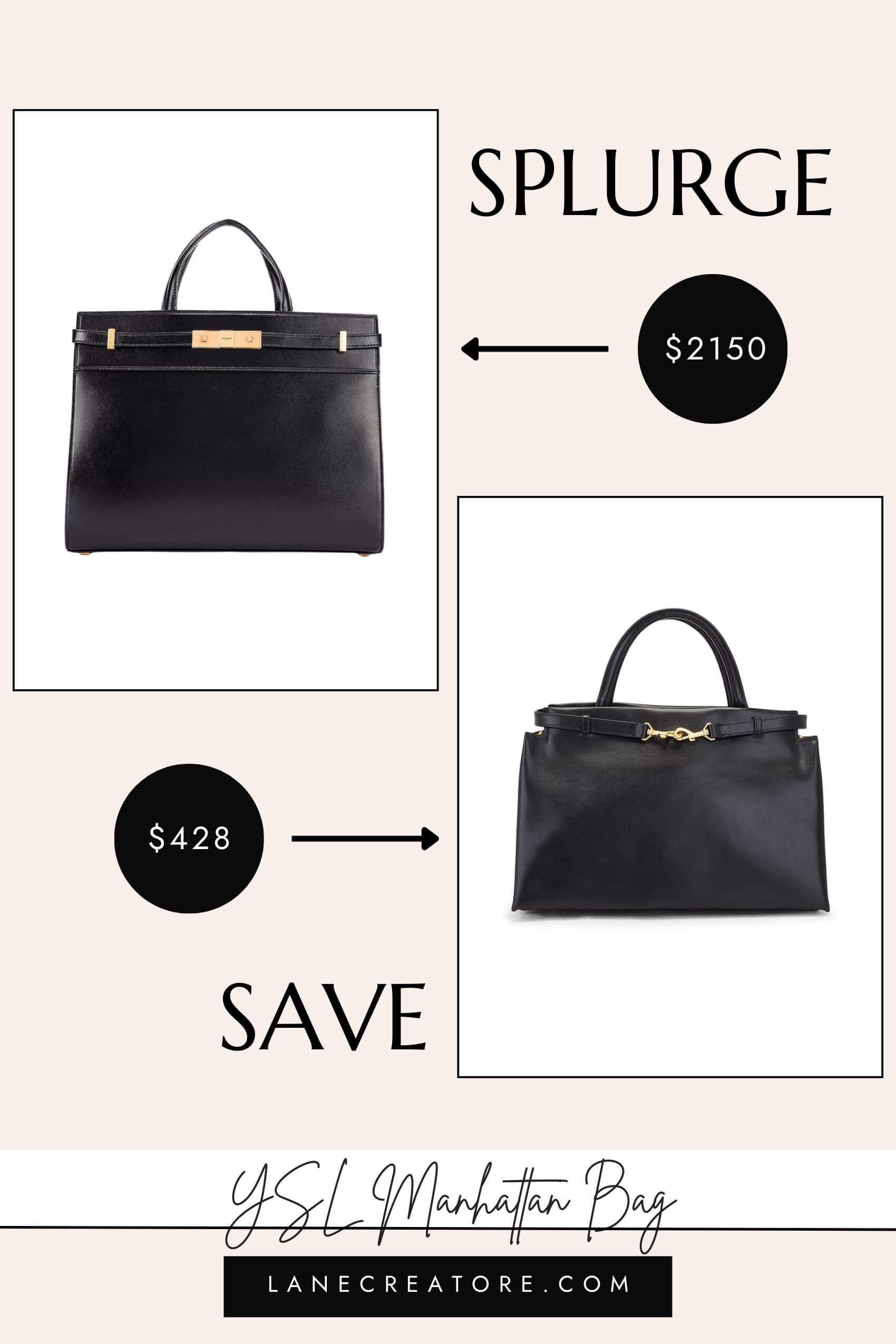 ysl manhattan bag dupe