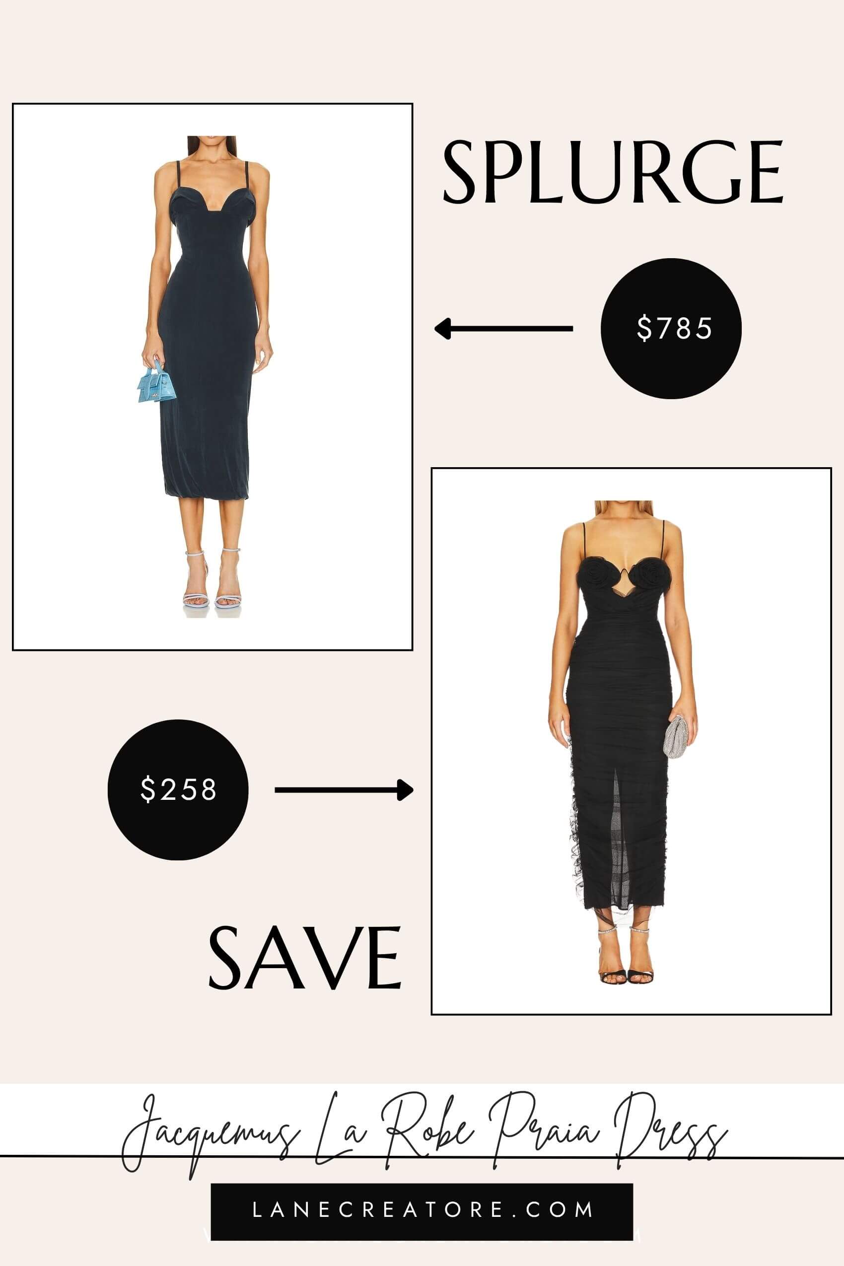 jacquemus la robe praia dress dupe