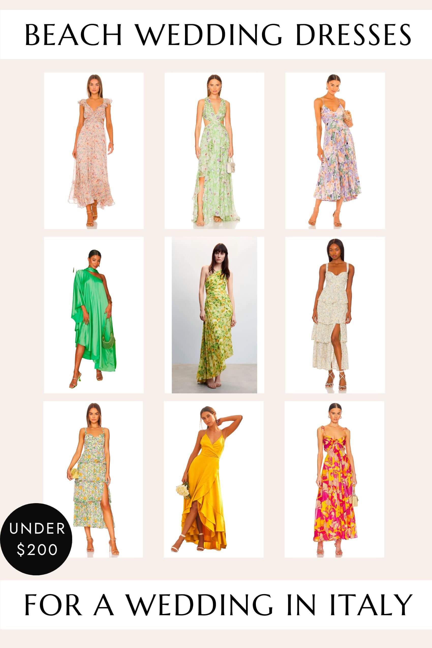 what to wear to a wedding in italy