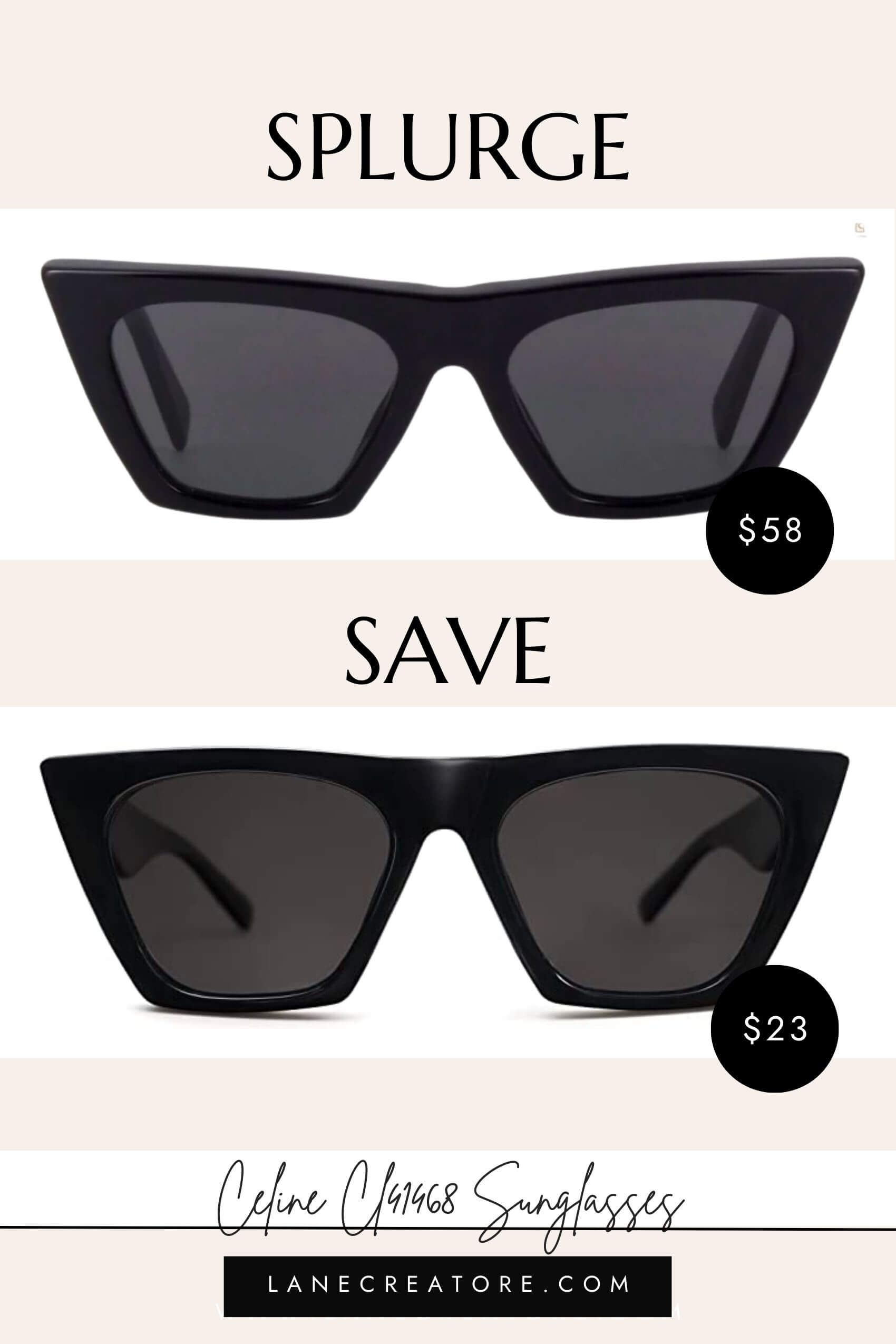 celine cl41468/s sunglasses dupe