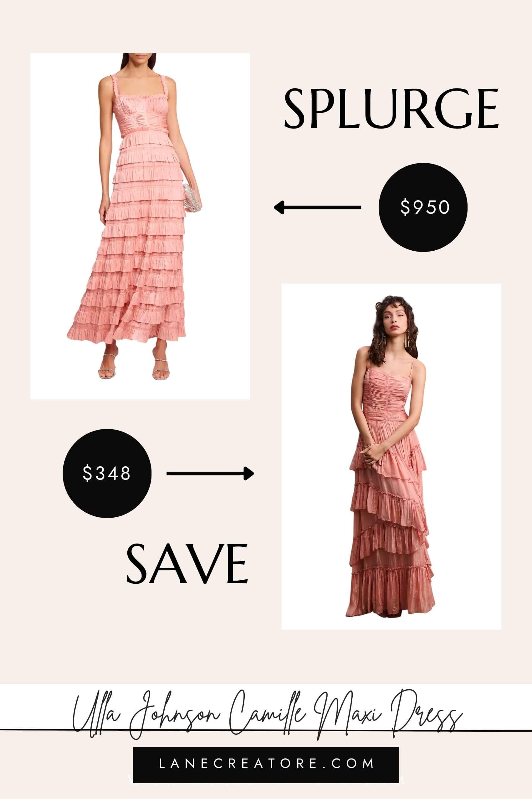 ulla johnson maxi dress dupe