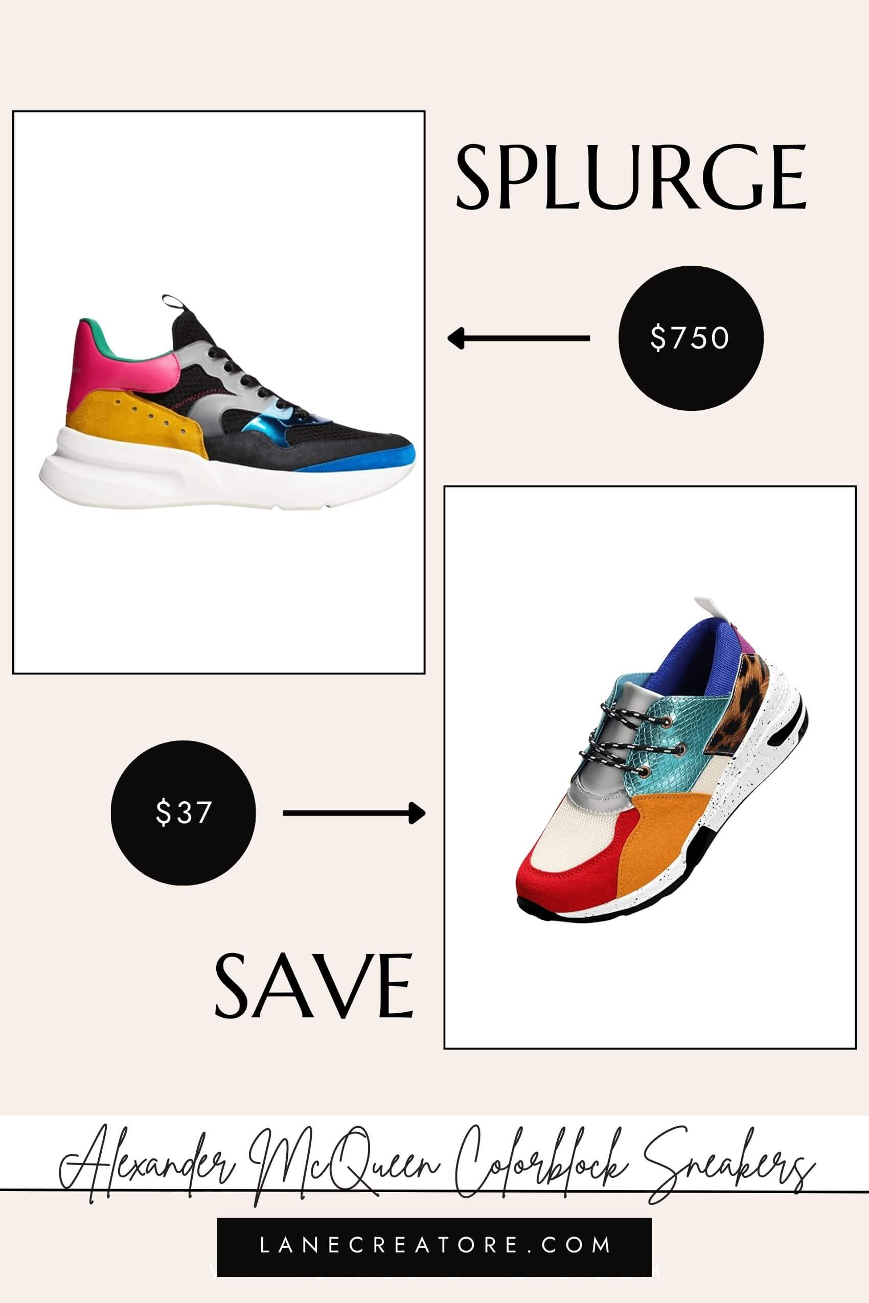 alexander mcqueen sneakers dupe
