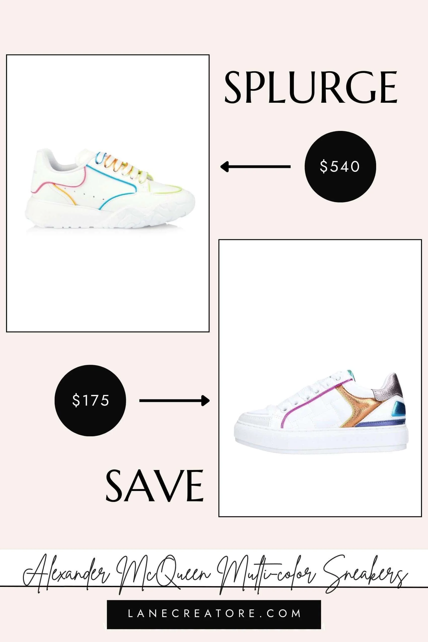 alexander mcqueen sneakers dupe