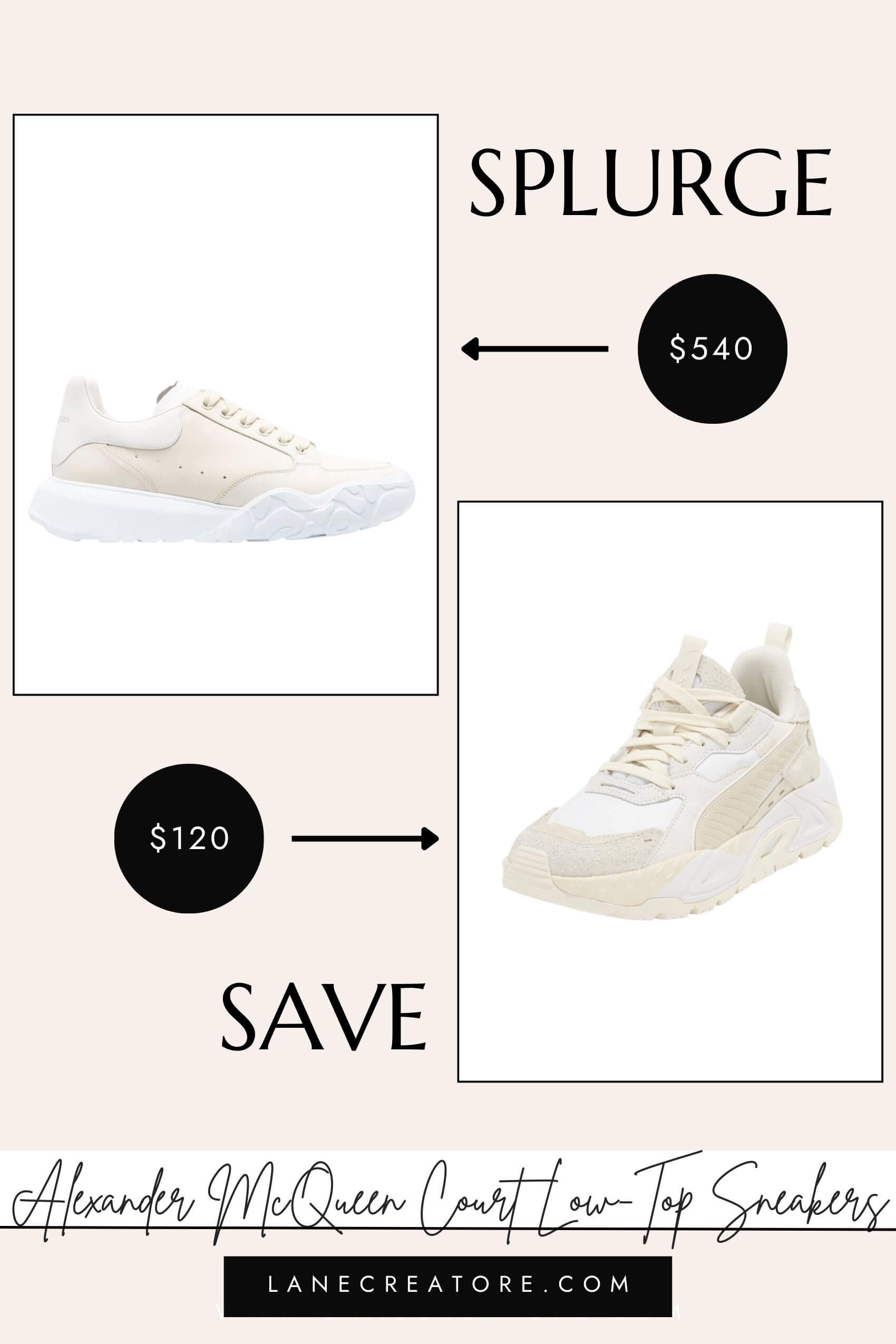 alexander mcqueen sneakers dupe