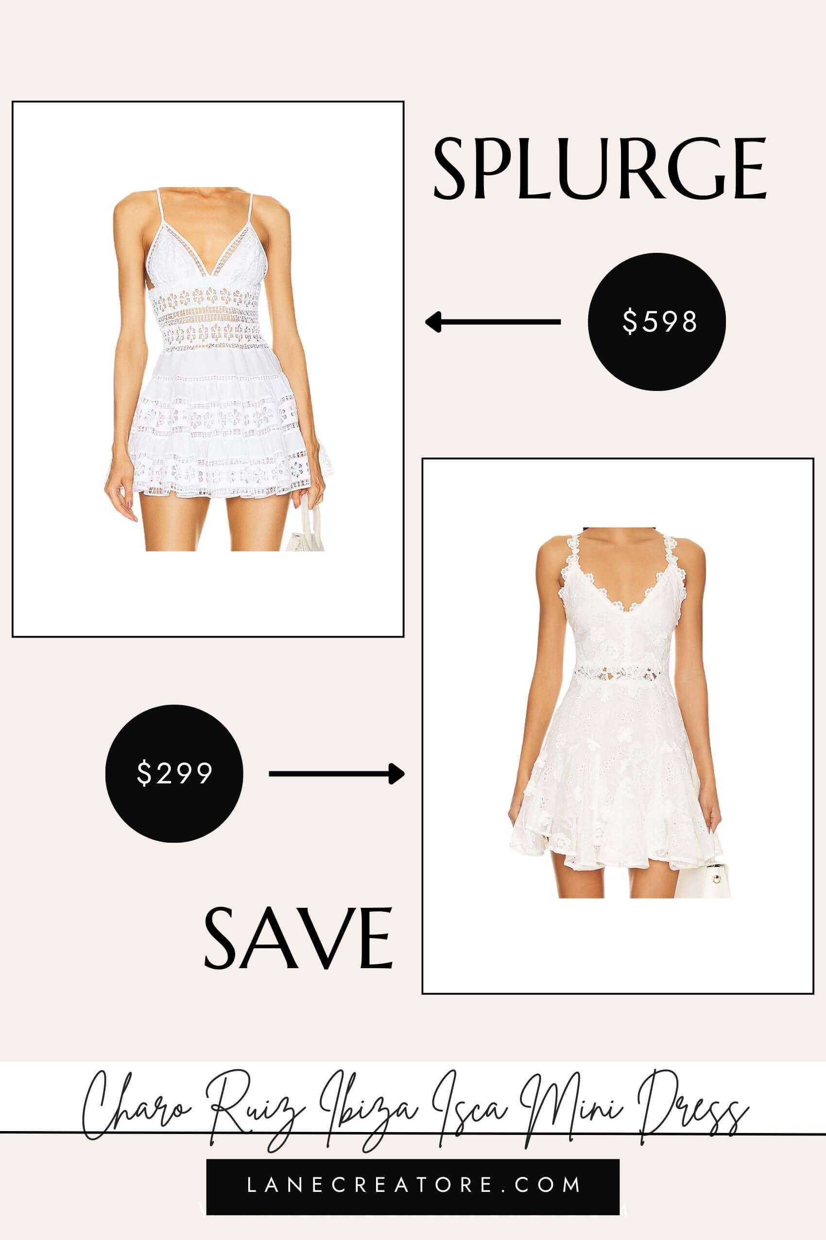 charo ruiz ibiza white mini dress dupe