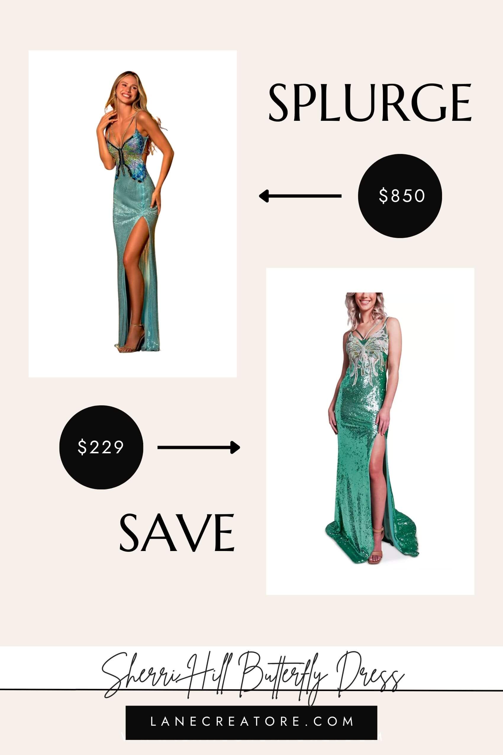 sherri hill butterfly dress dupe sherri hill 54836 dupe