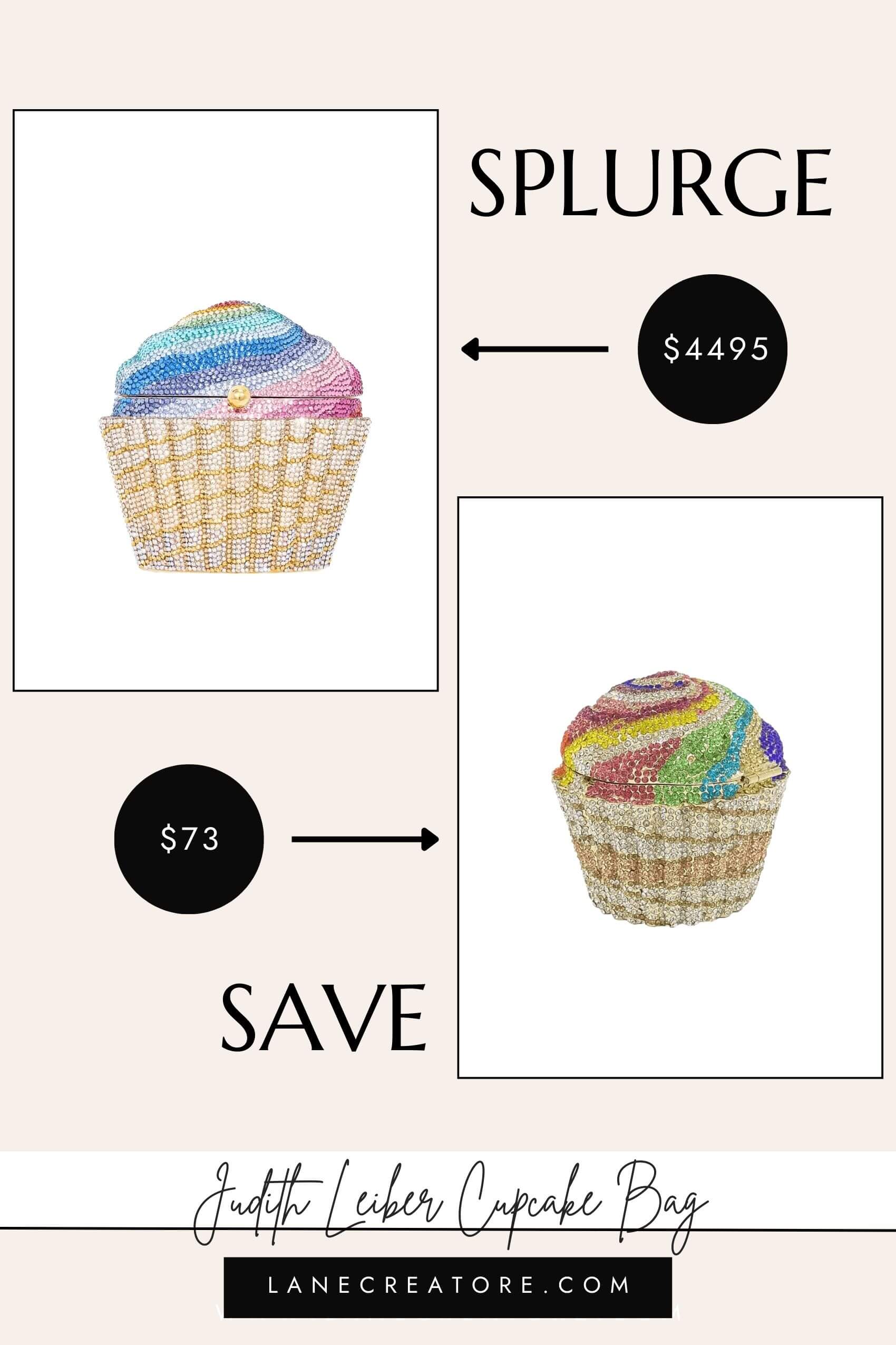 judith leiber cupcake bag dupe