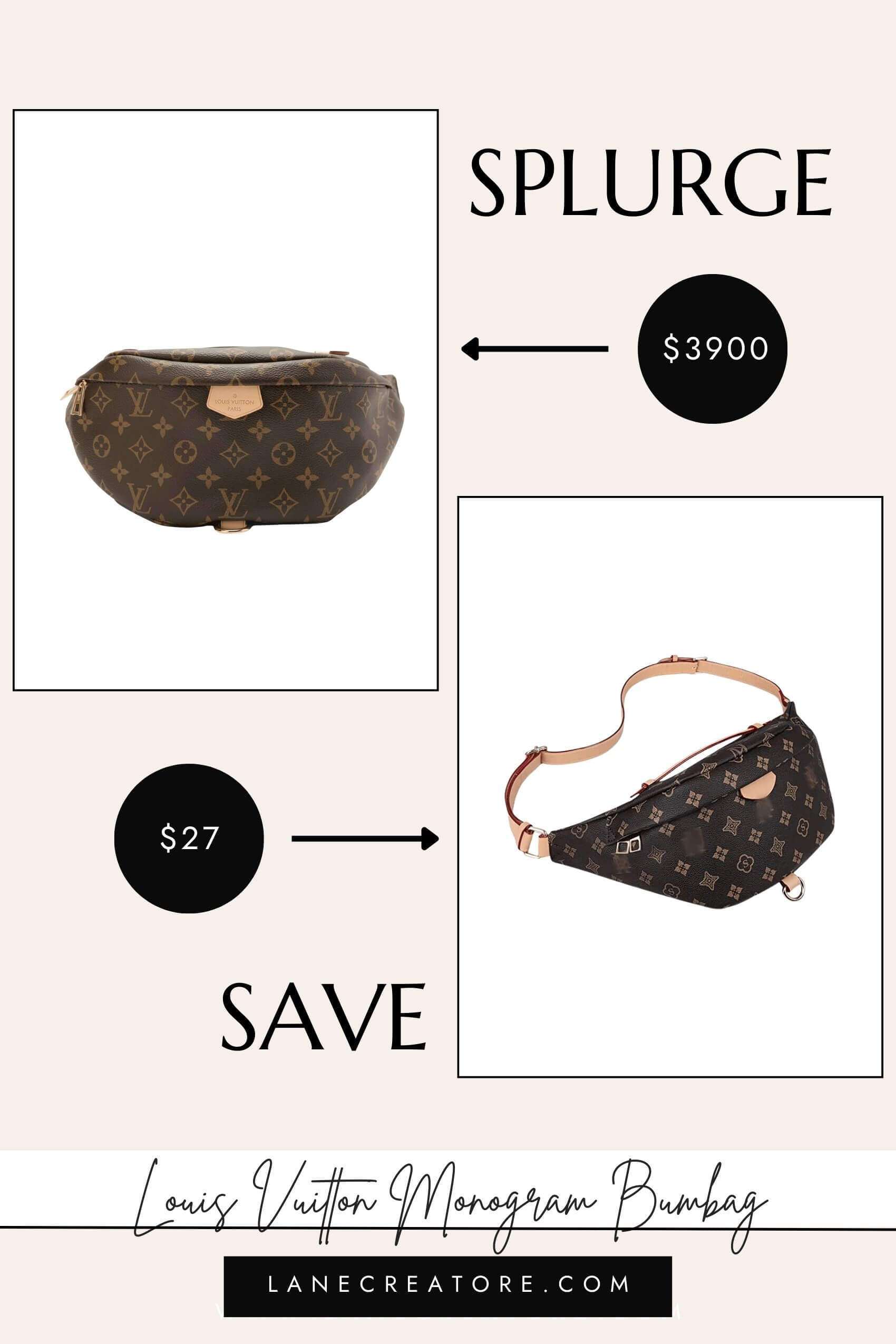 louis vuitton bumbag dupe, lv monogram bum bag dupe