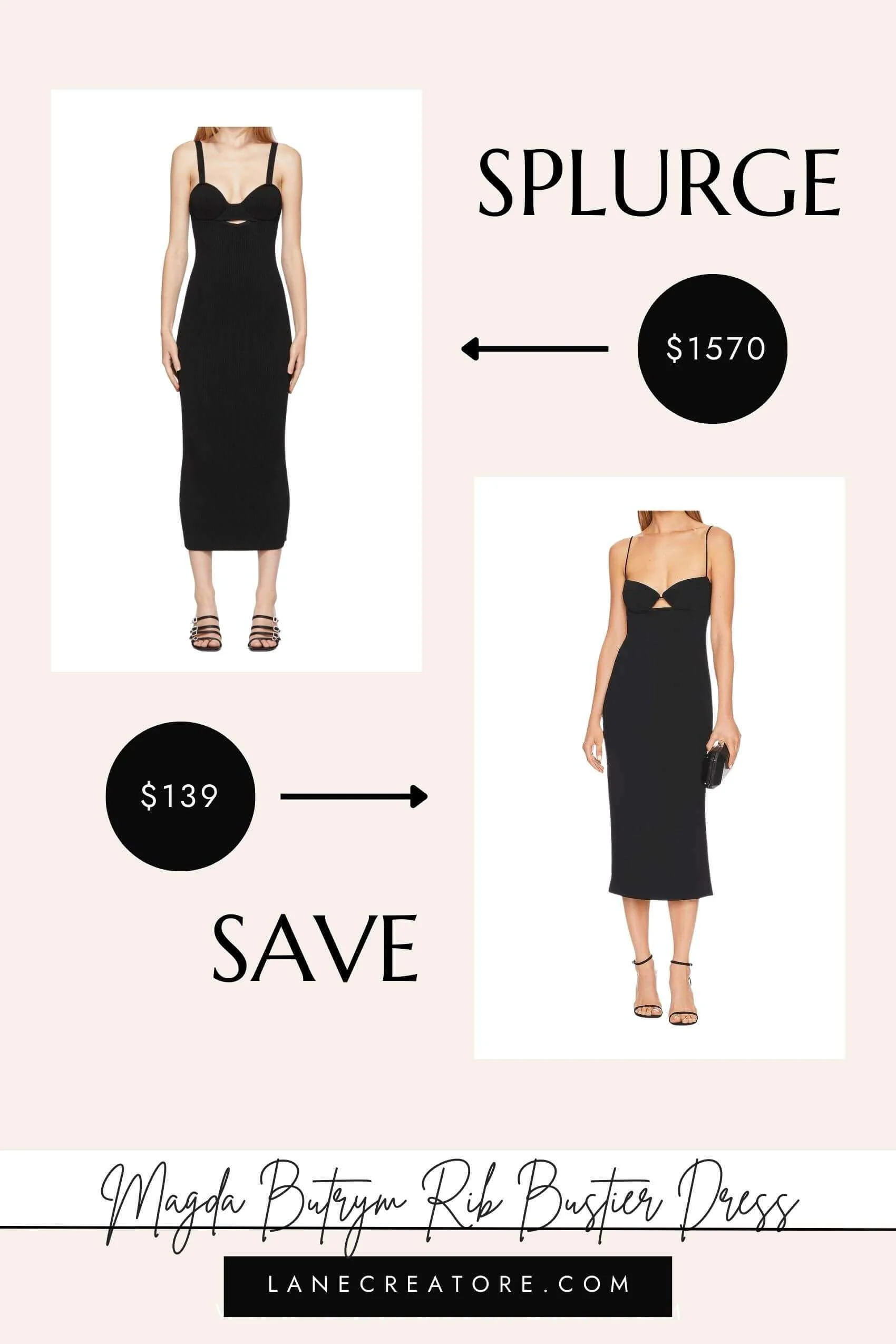 magda butrym dress dupes