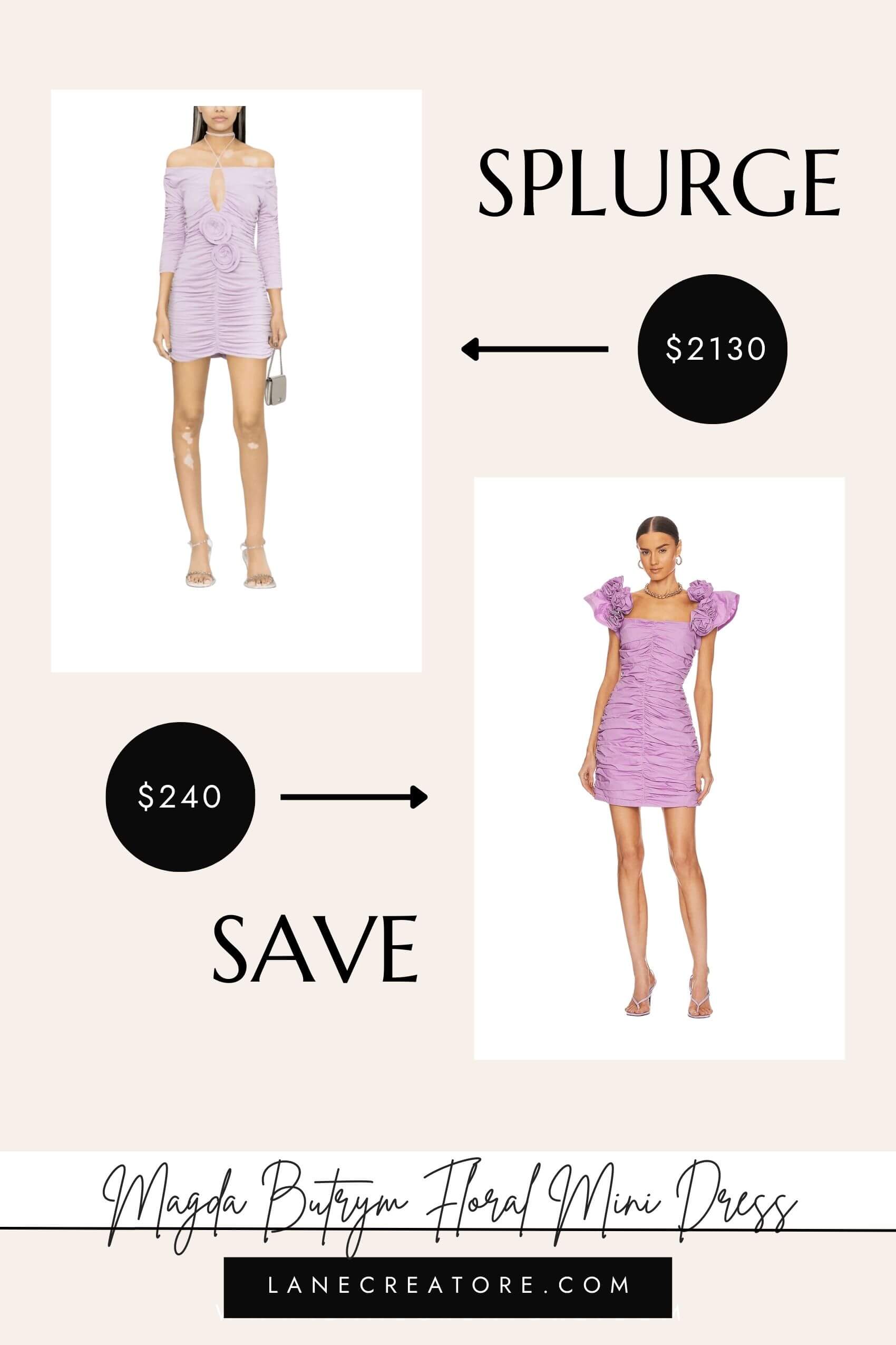 magda butrym dress dupe