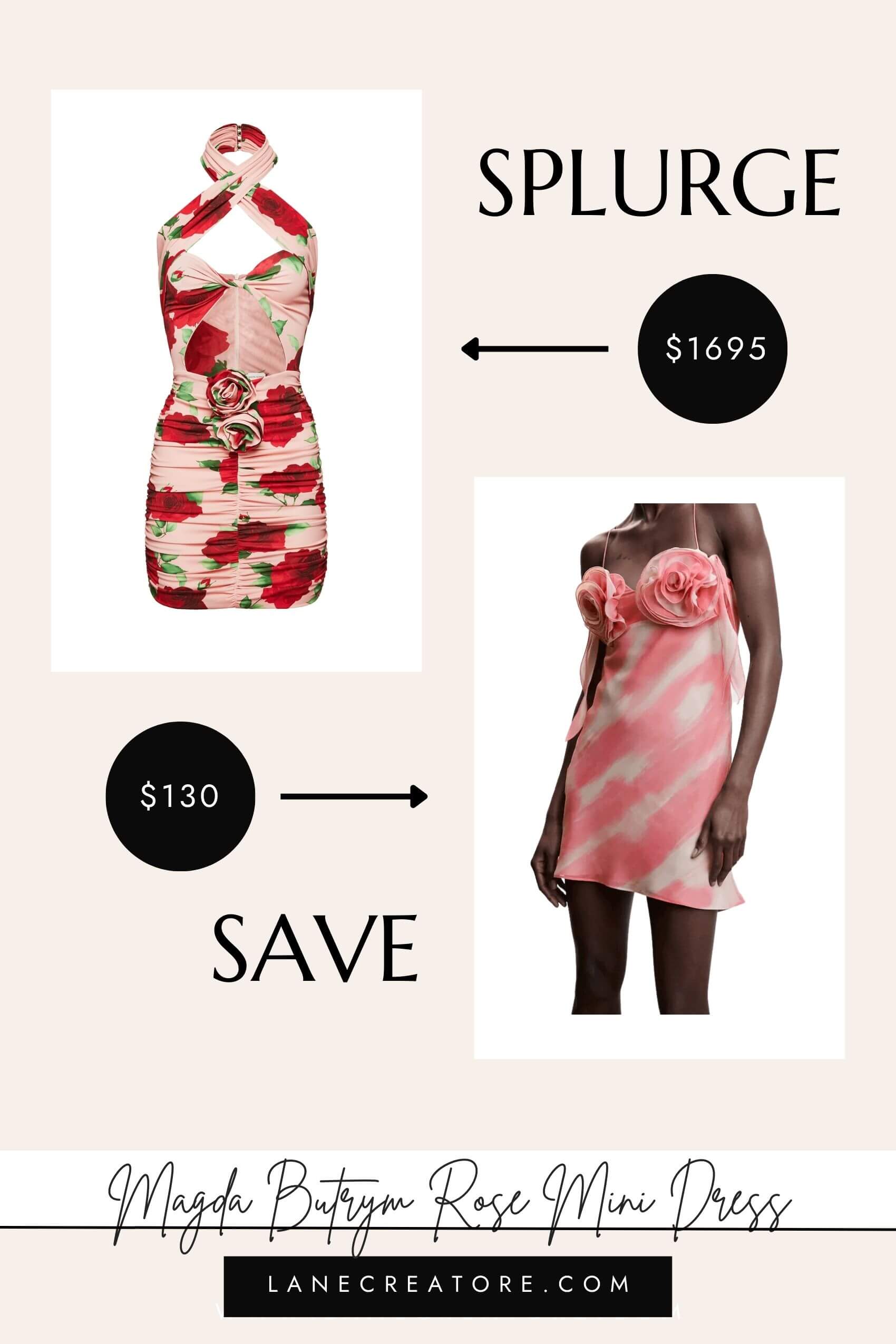 magda butrym dress dupe