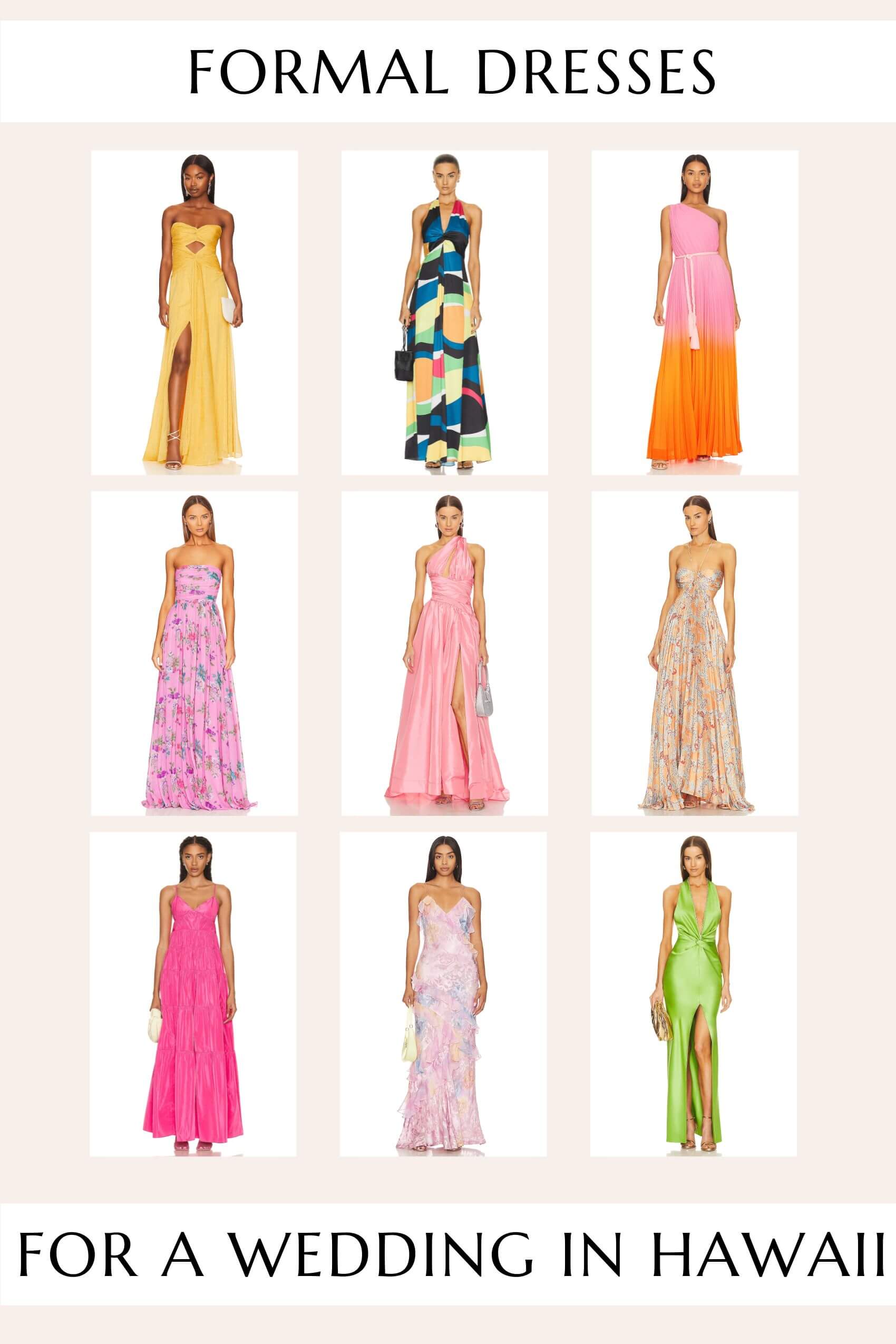 what to wear to a wedding in hawaii