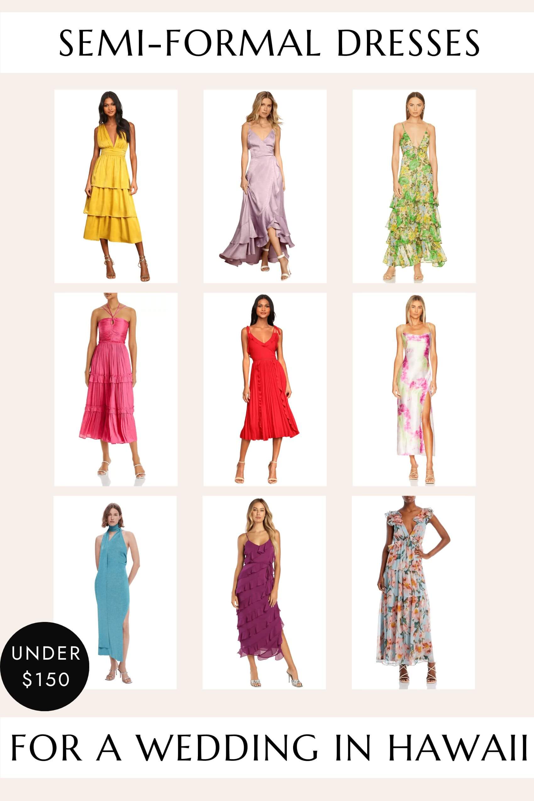 what to wear to a wedding in hawaii