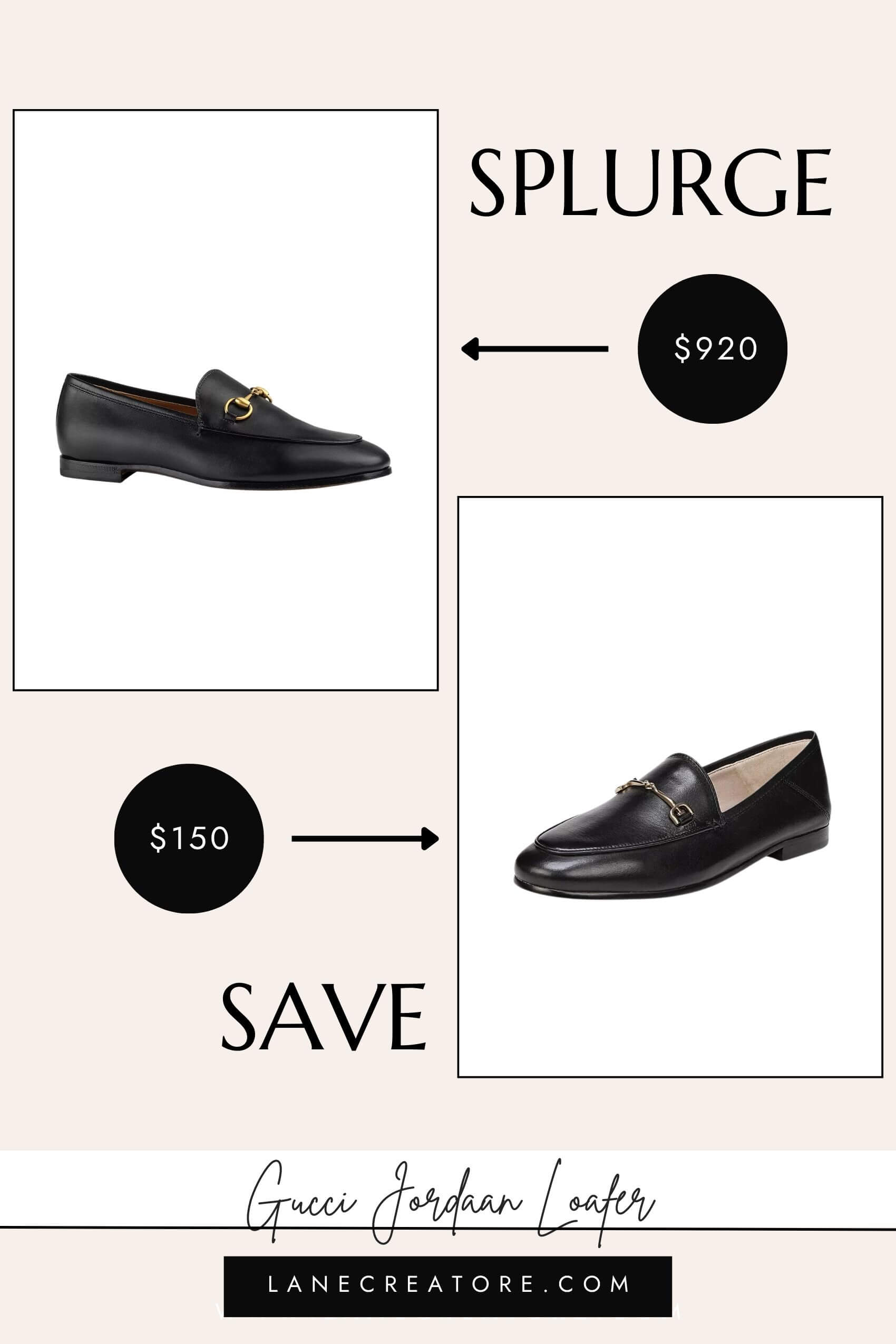 gucci jordann loafer dupe