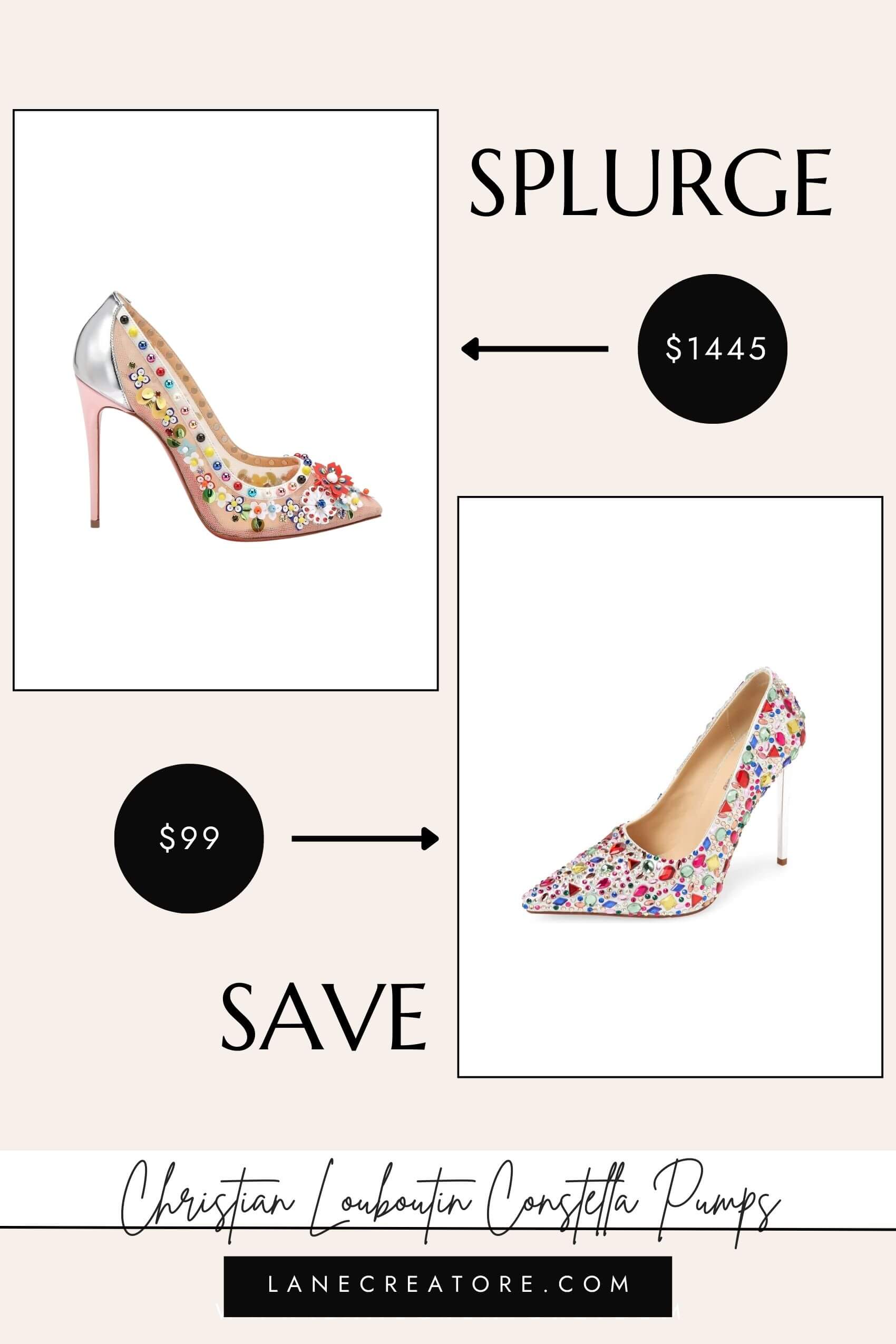 christian louboutin red bottom heels dupe