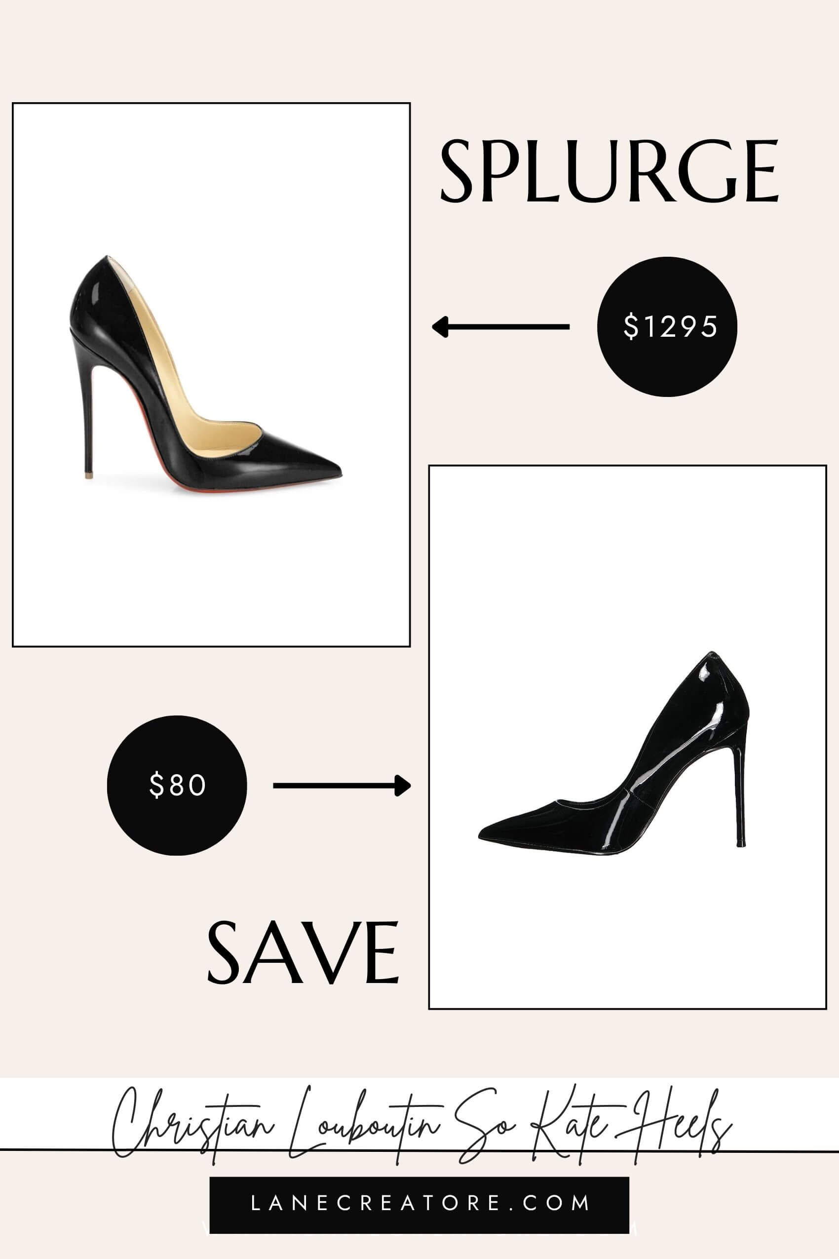 louboutin so kate dupe