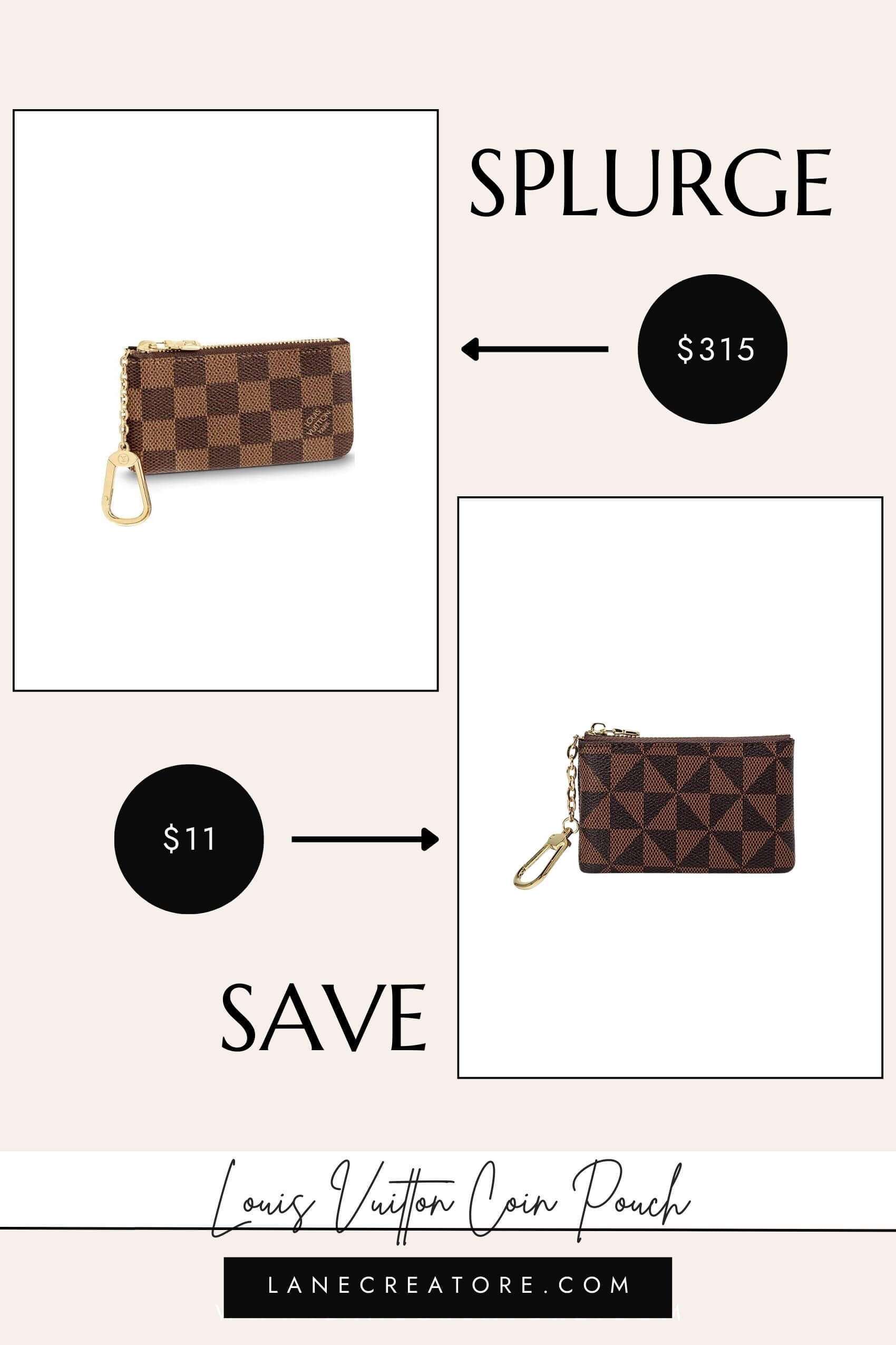 louis vuitton coin pouch dupe