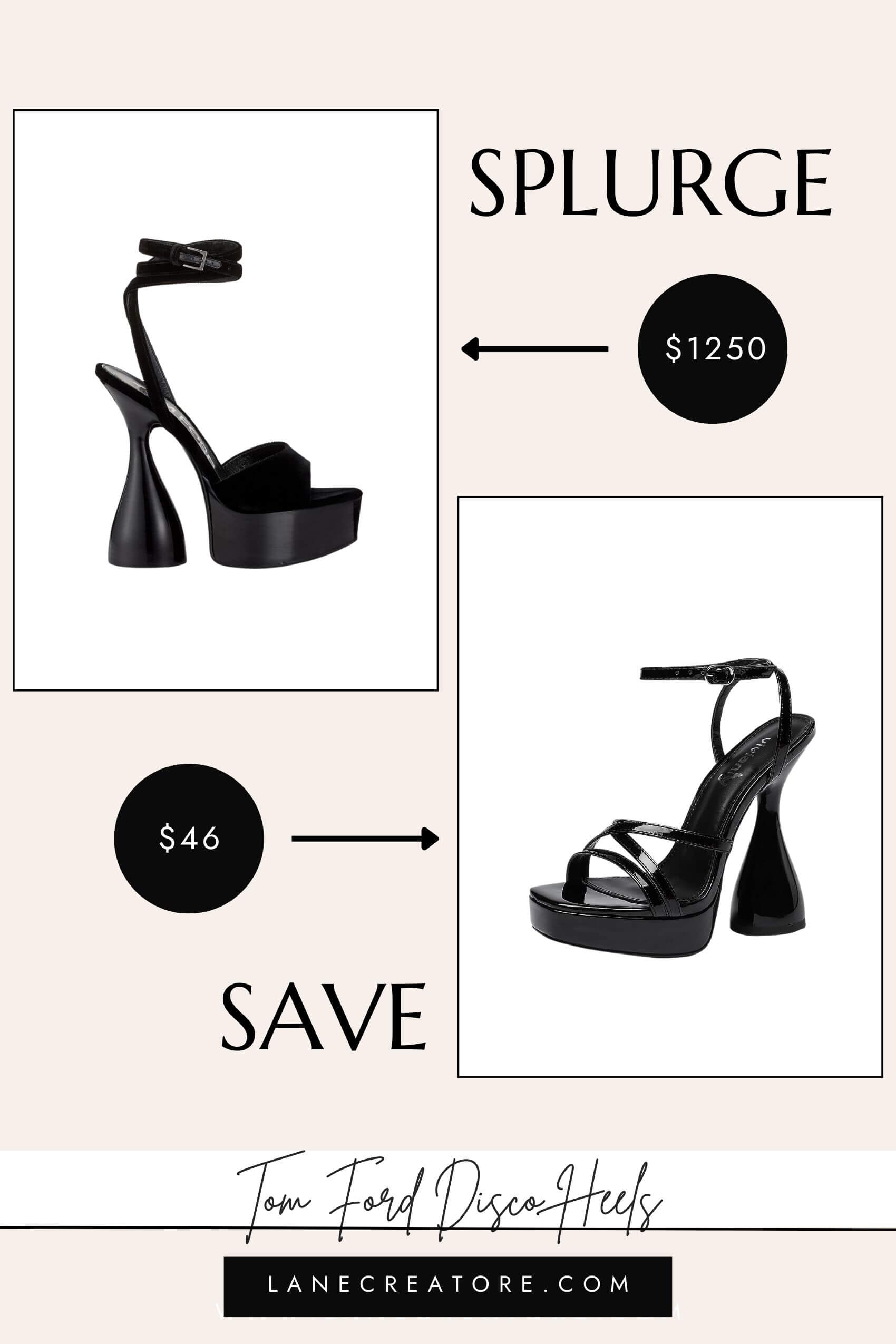 tom ford disco heels dupe