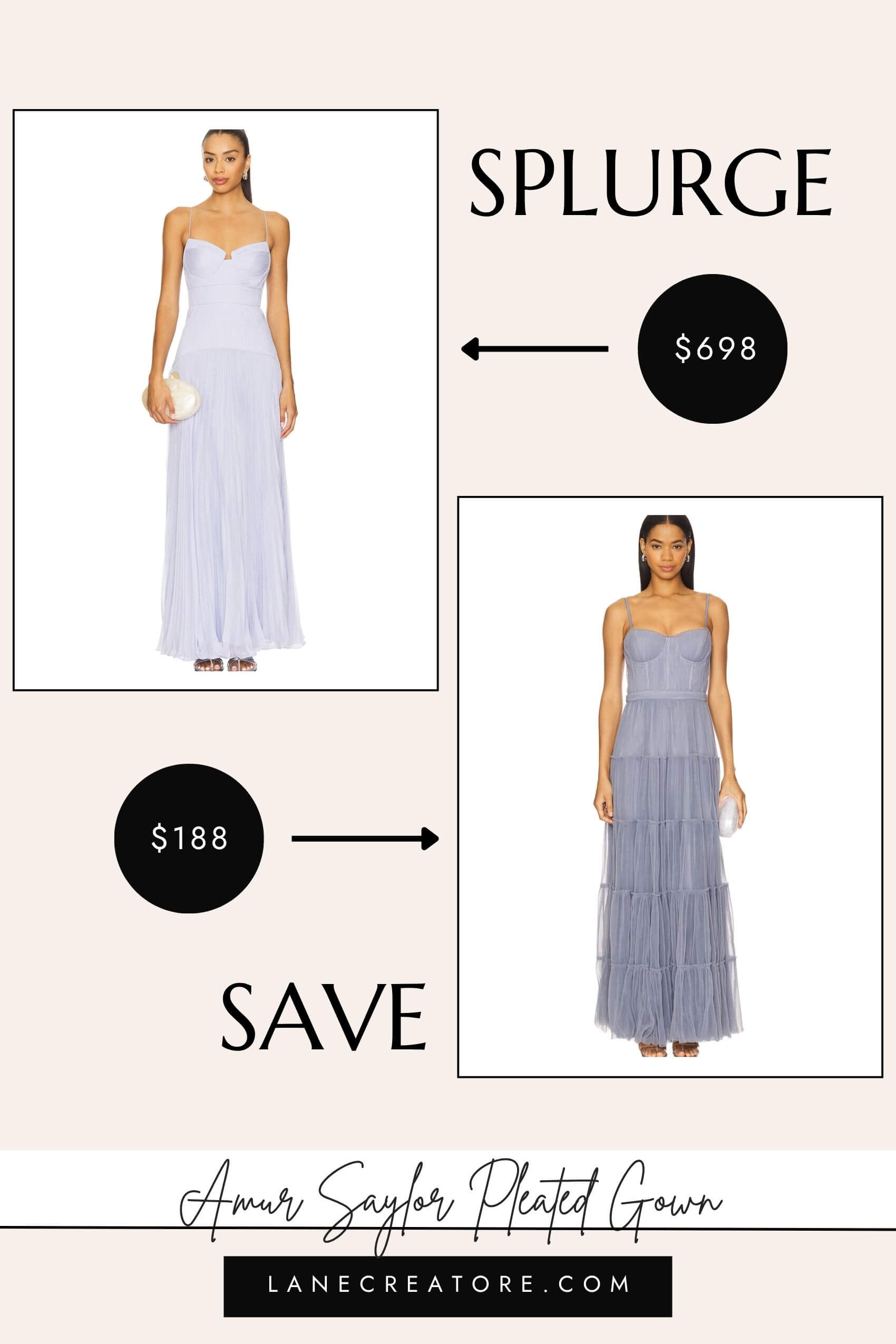 amur saylor pleated dress dupe