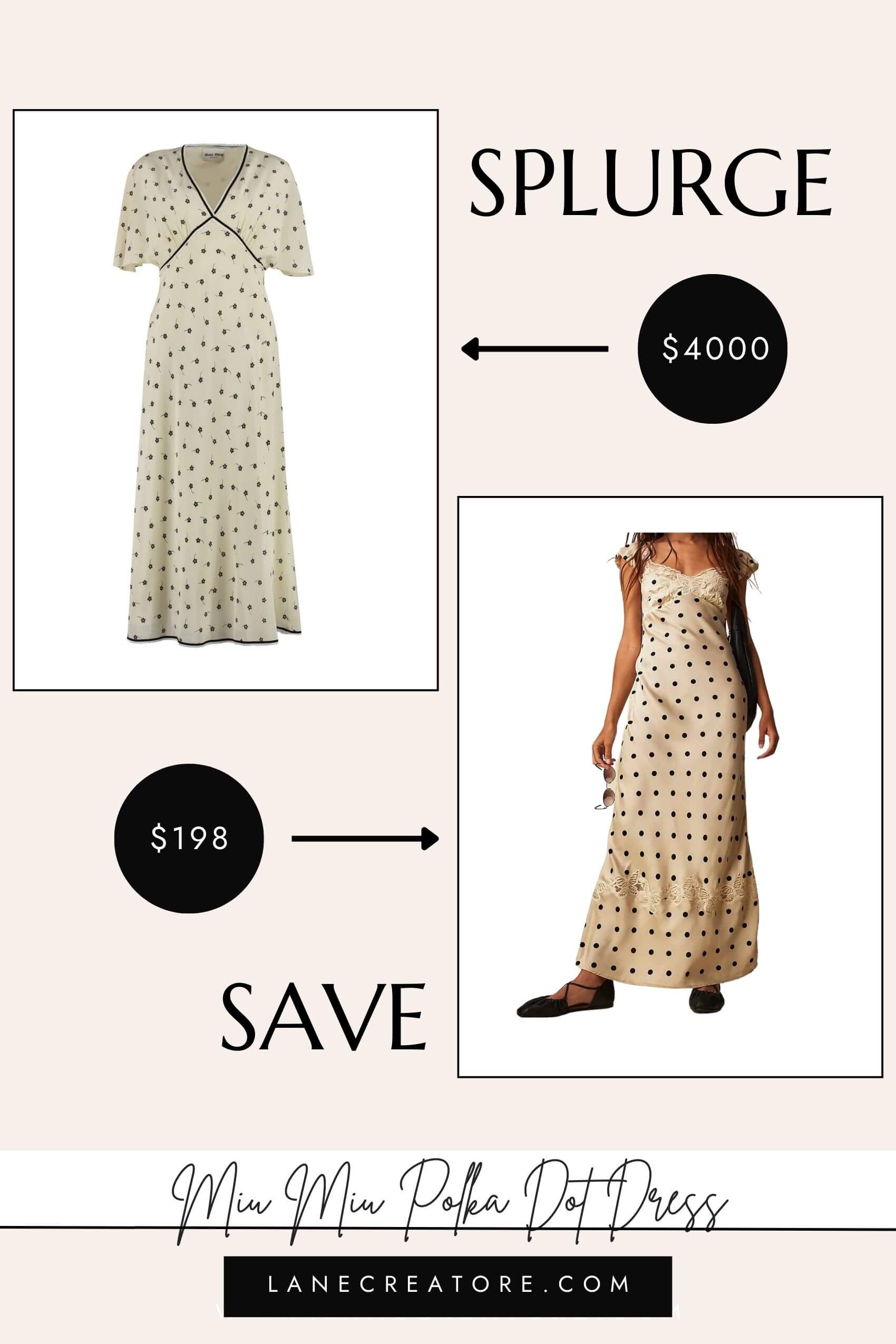 miu miu silk dress dupe