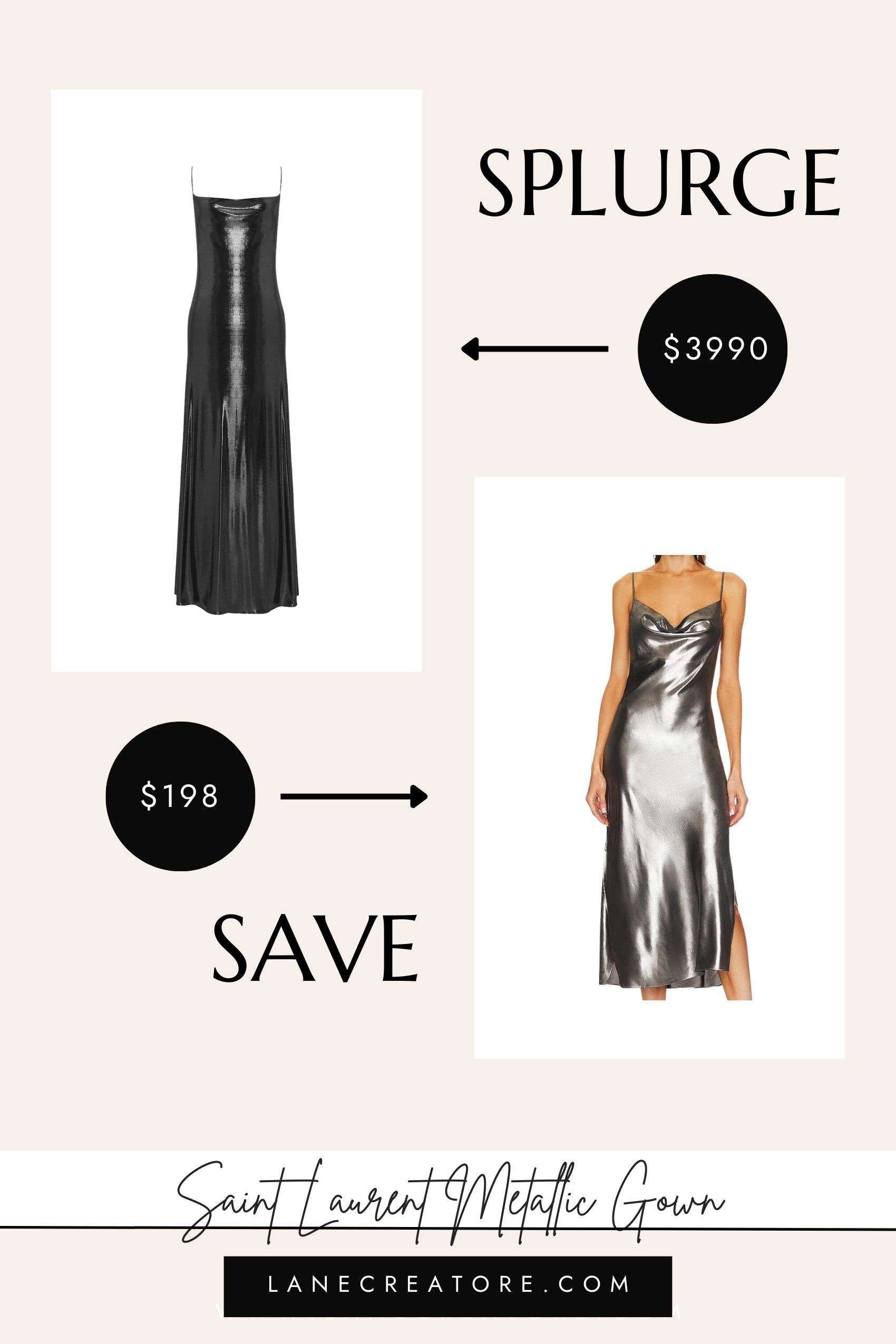 saint laurent dress dupe