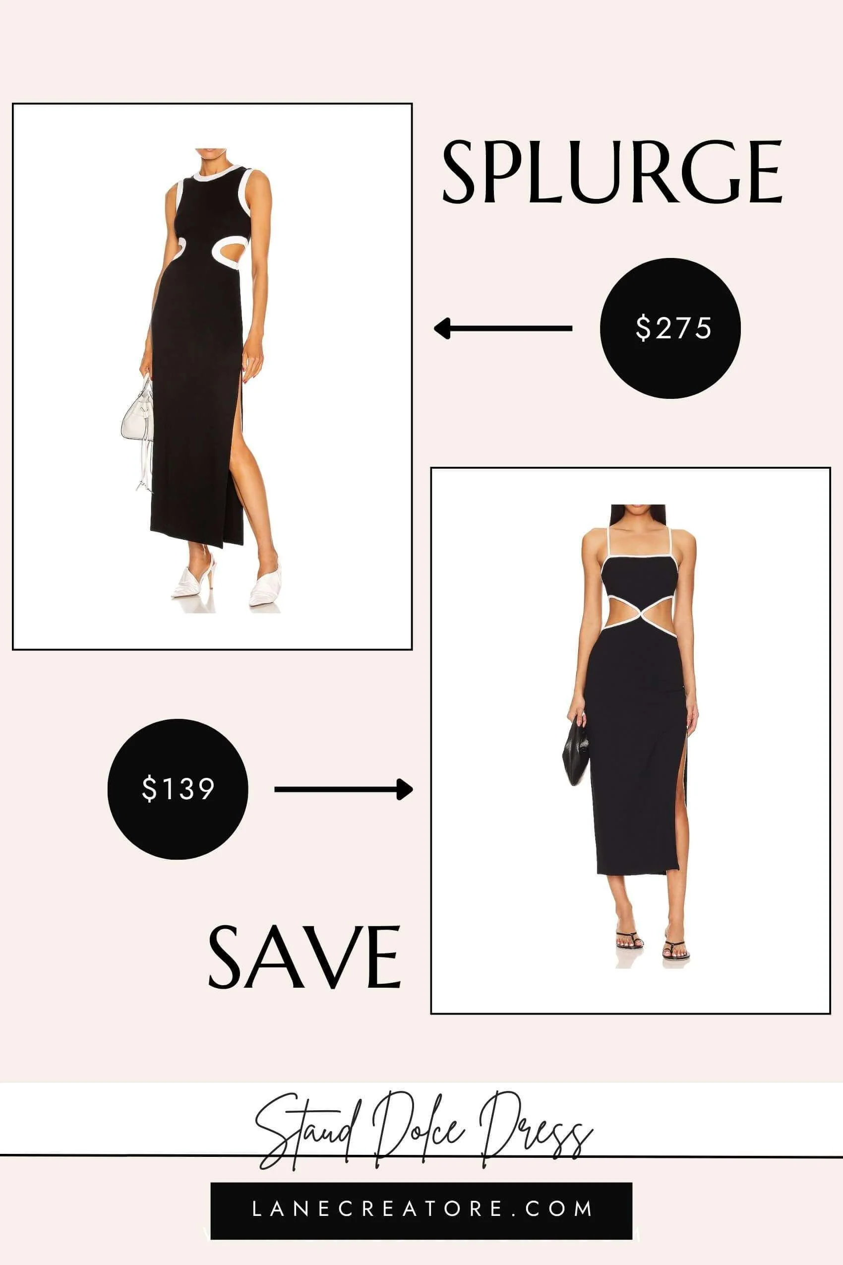 staud dolce dress dupe