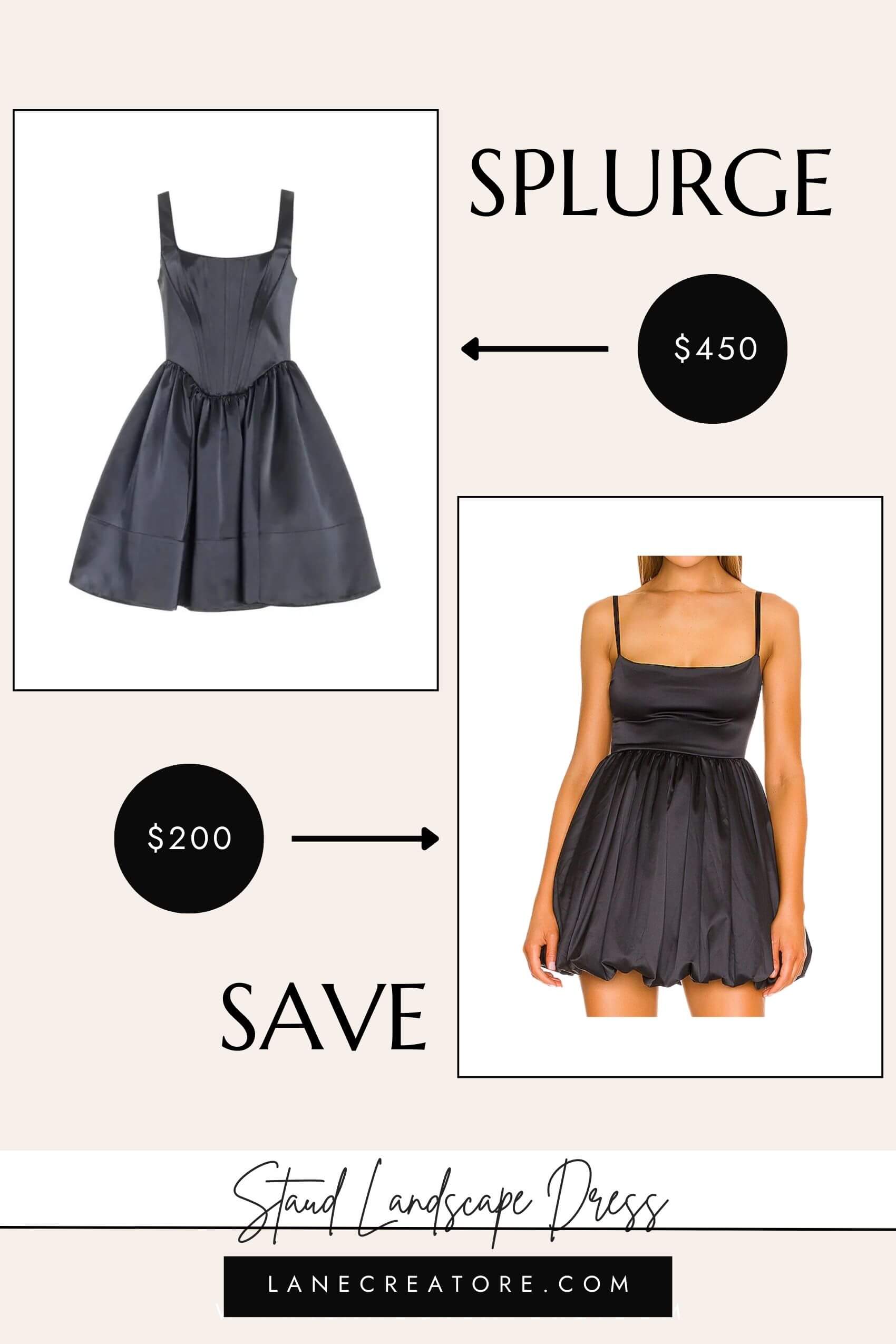 staud landscape dress dupe