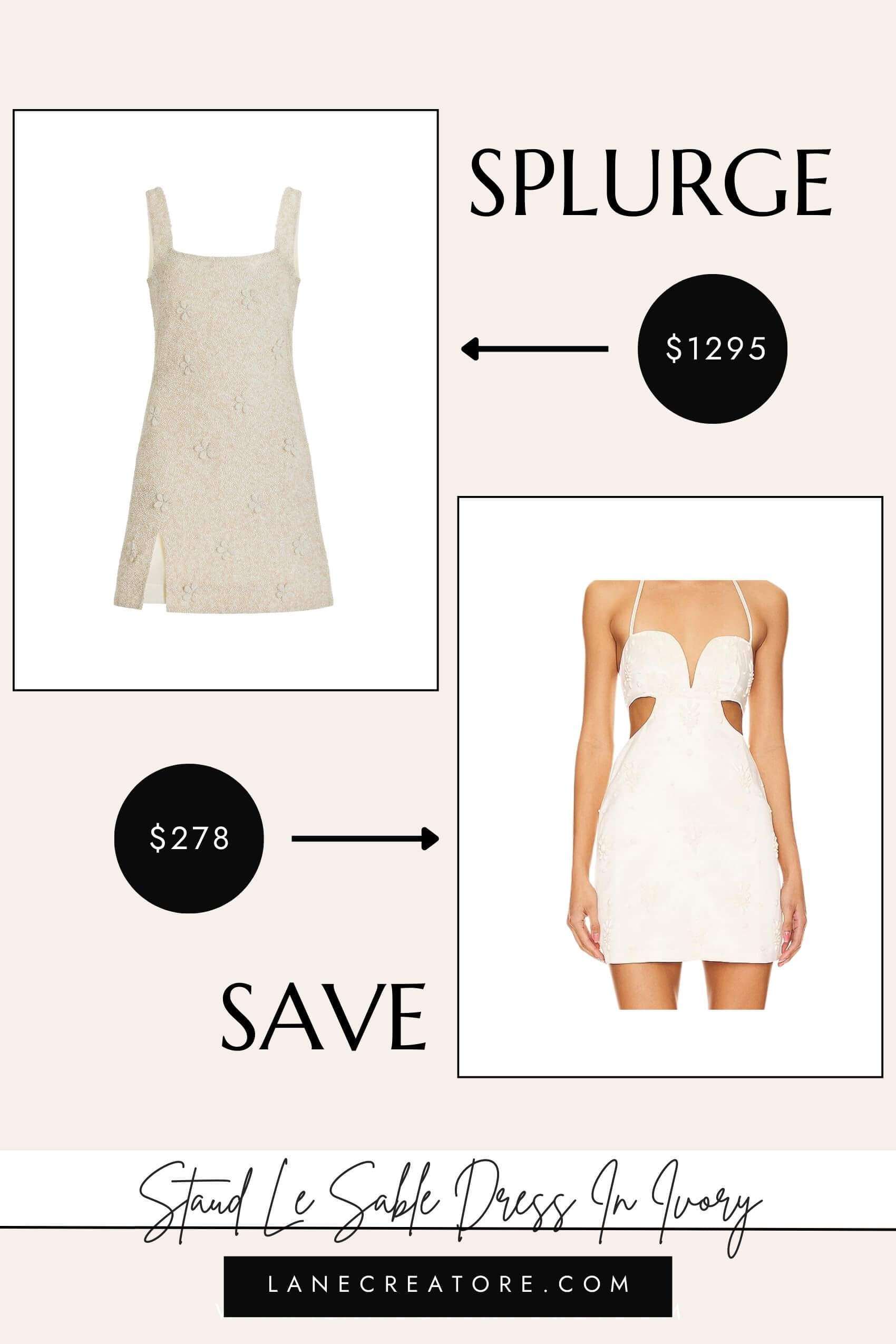 staud le sable dress dupe