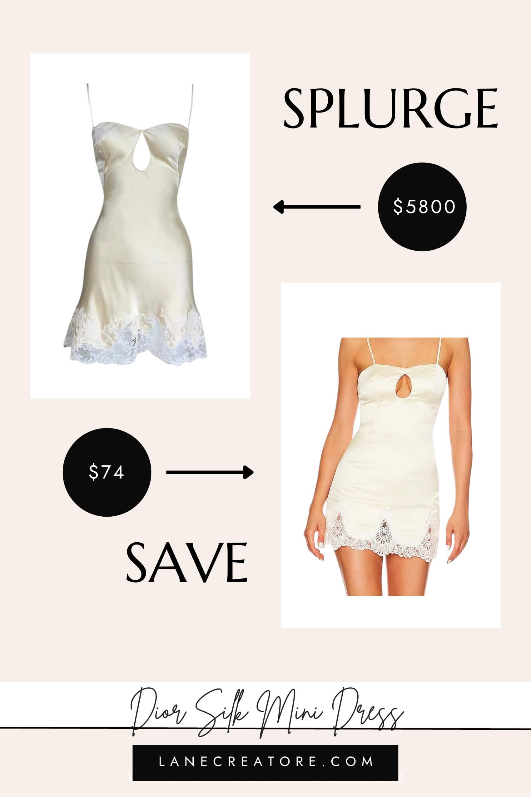 dior slip dress dupe