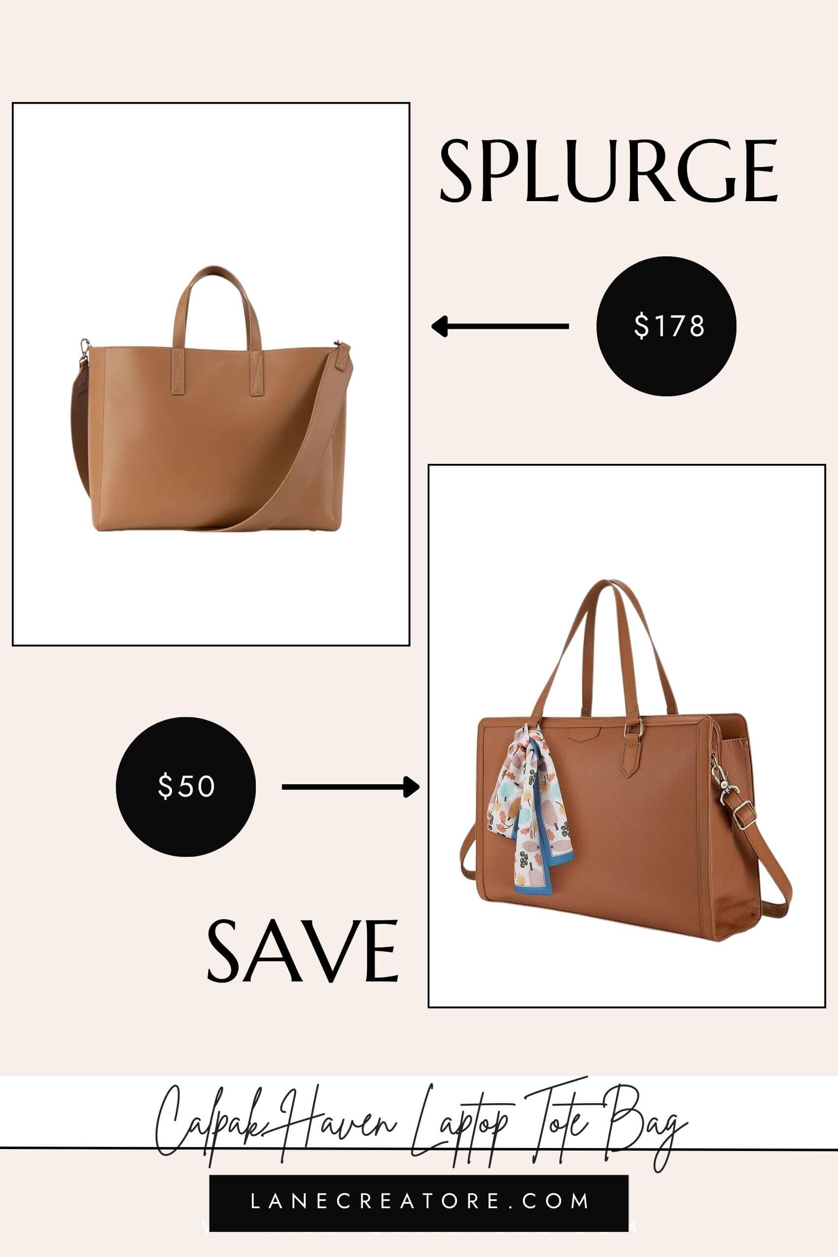 calpak haven tote dupe