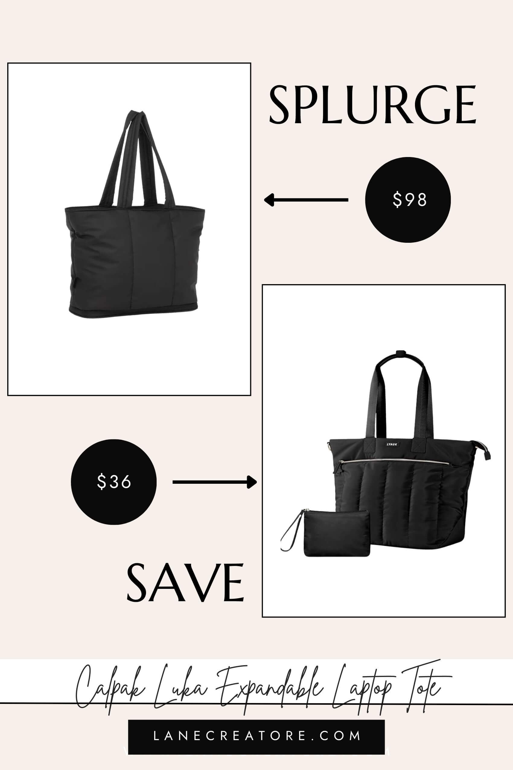 calpak luka tote dupe