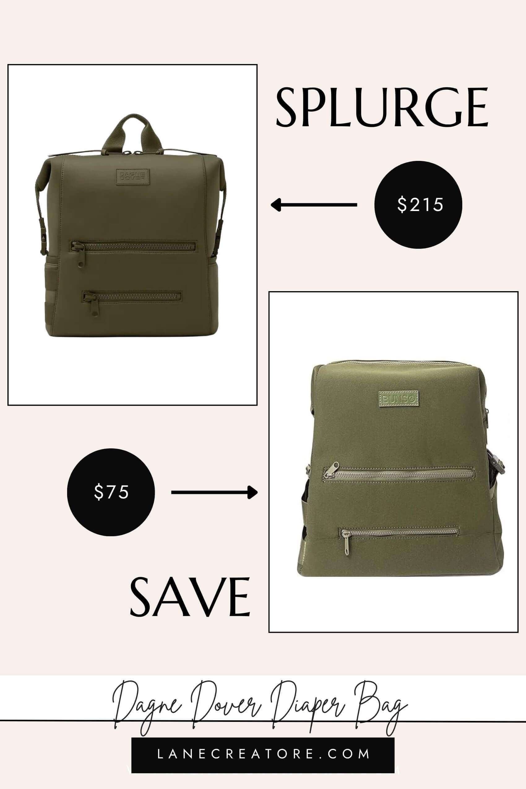 dagne dover diaper bag dupe