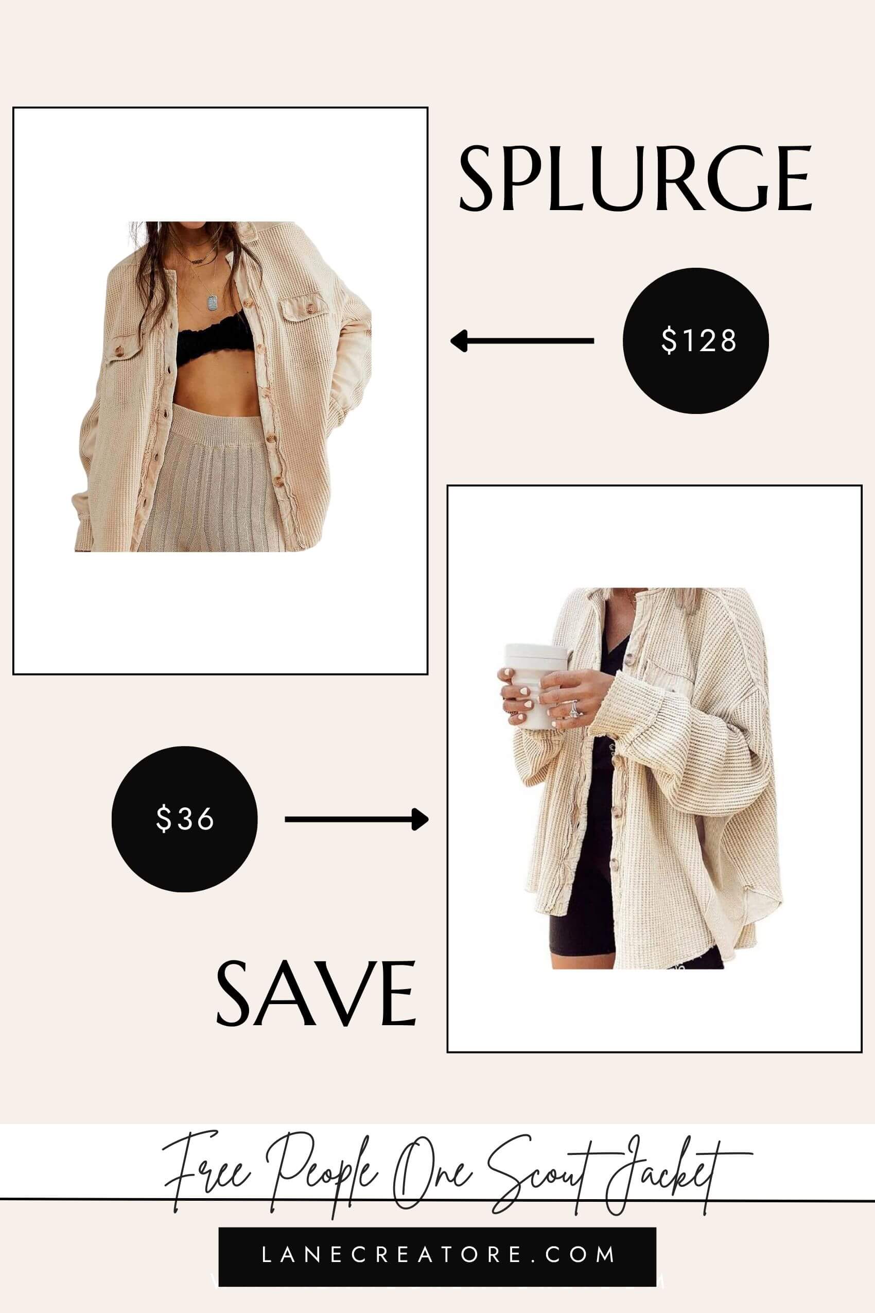 free people scout jacket dupe