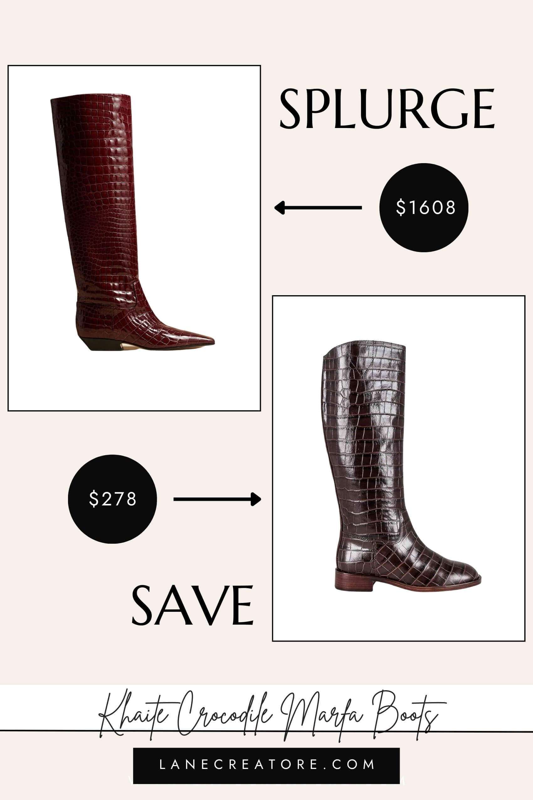 khaite inspired boots