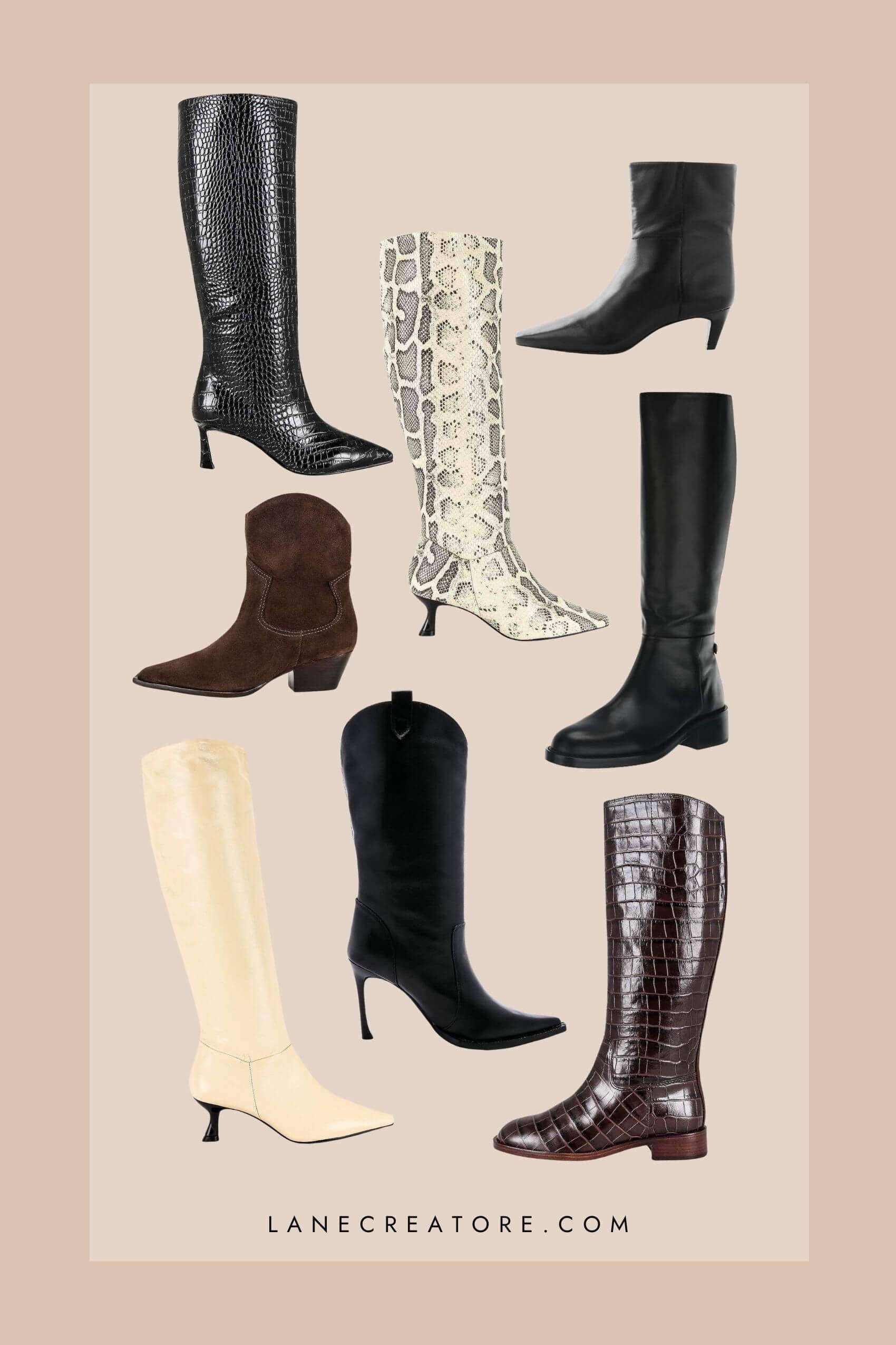 khaite boot dupes