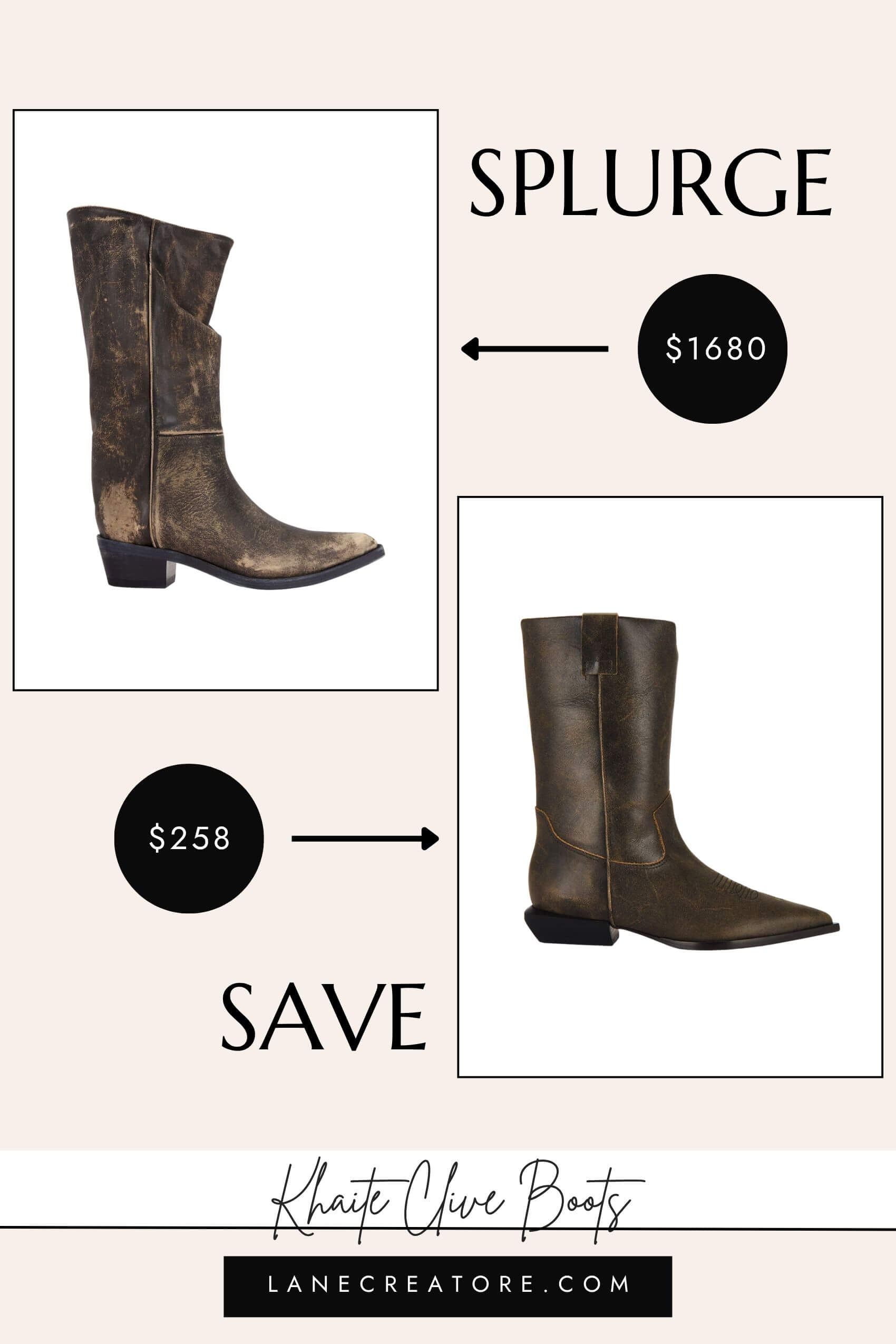 khaite clive boots dupe