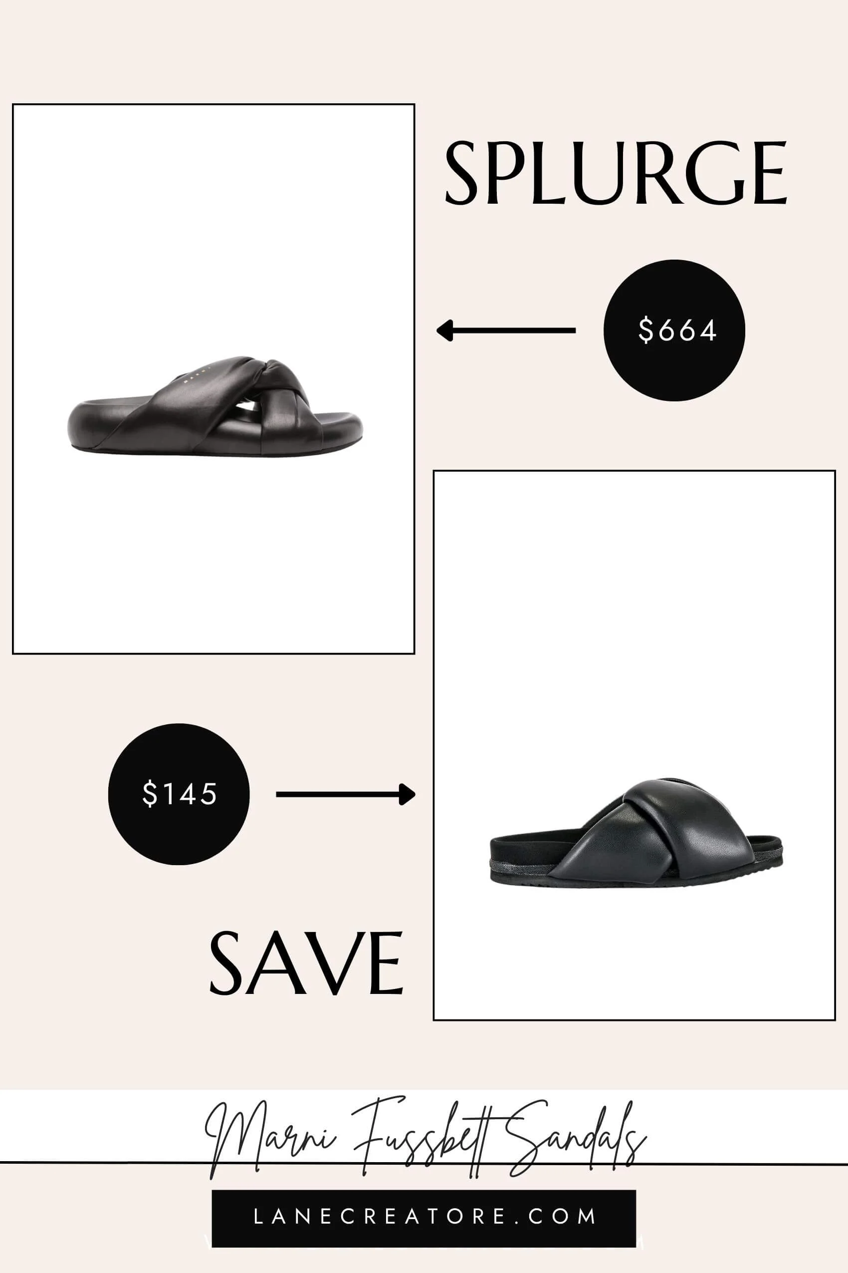 marni leather slides dupe