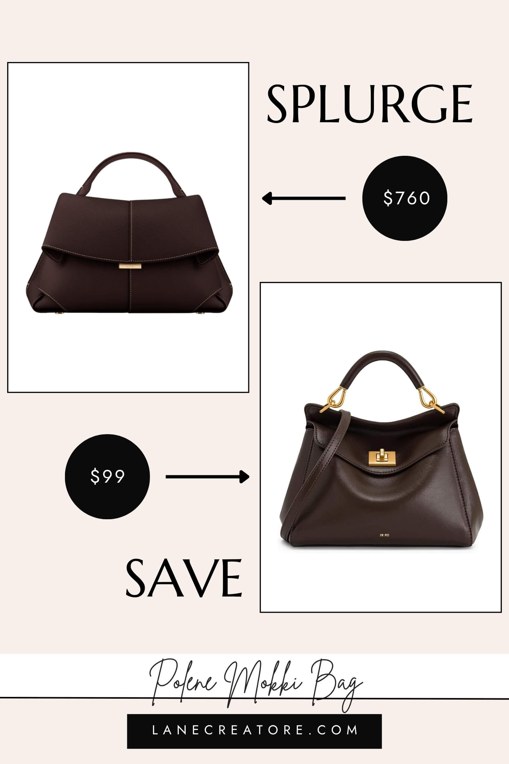 polene mokki bag dupe