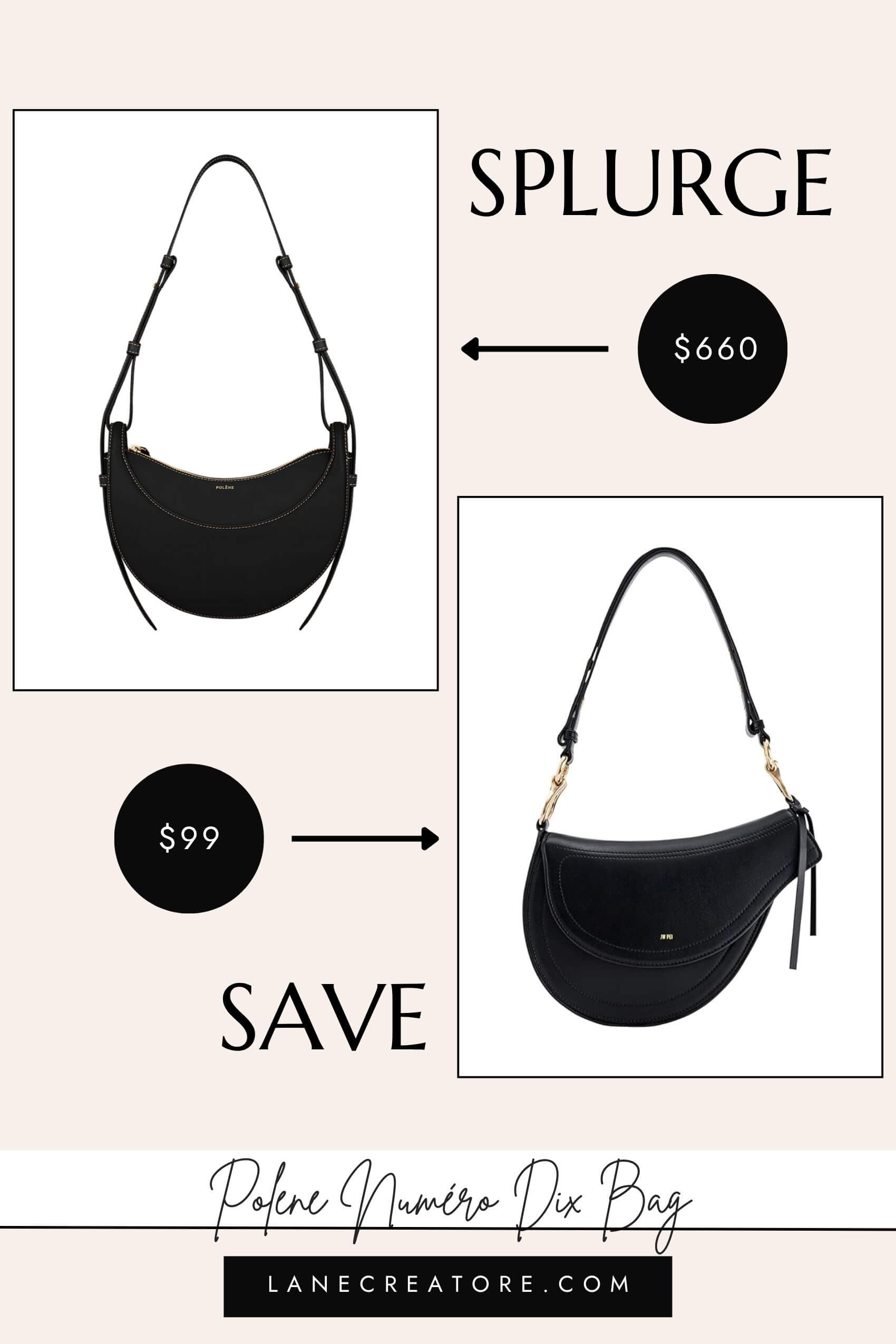 polene numero dix bag dupe