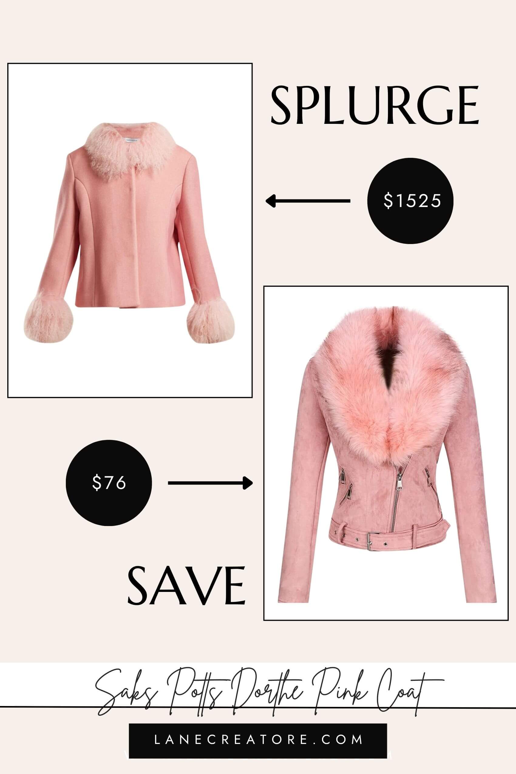 saks potts jacket dupe