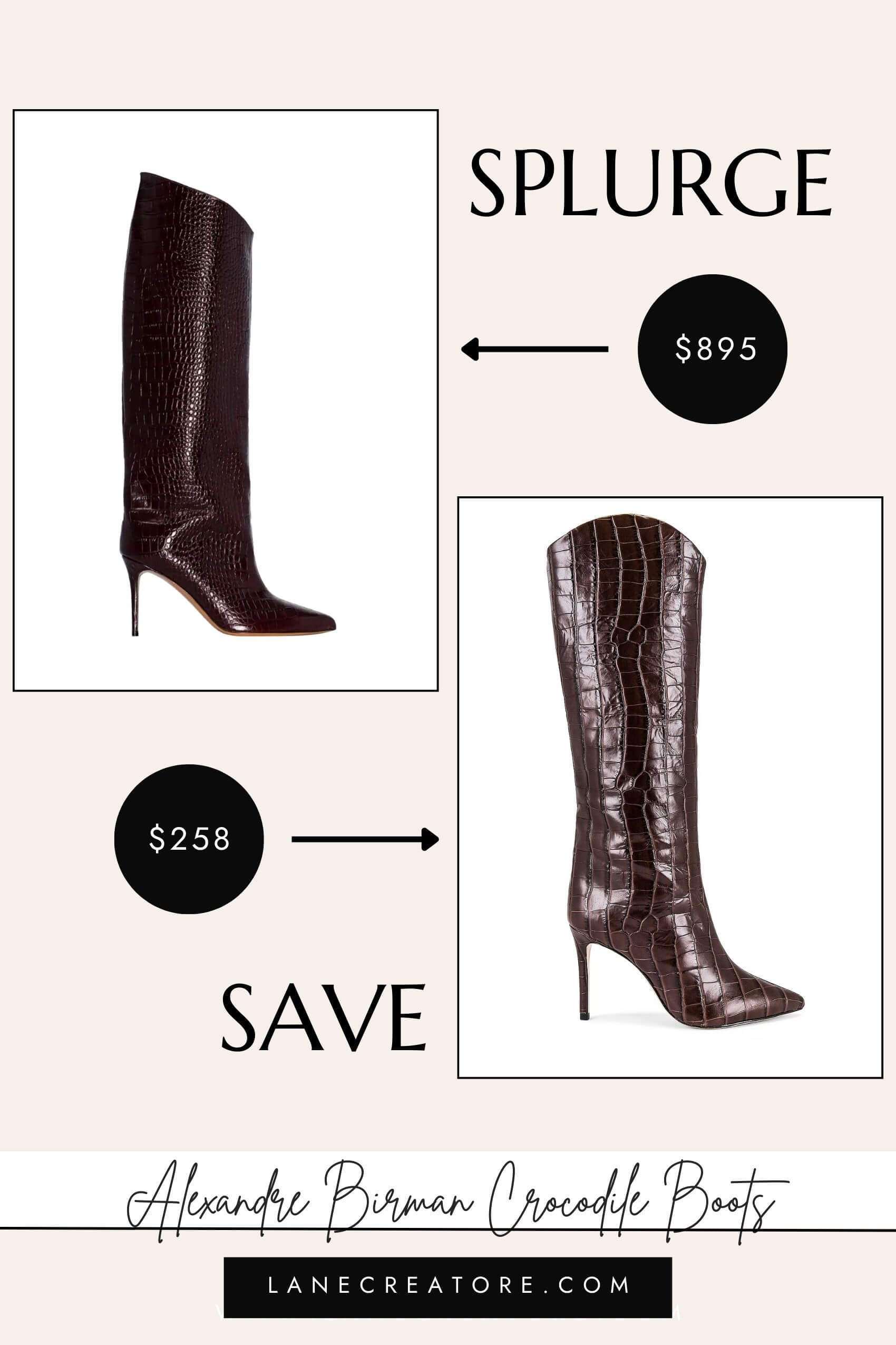 alexandre birman boots dupe