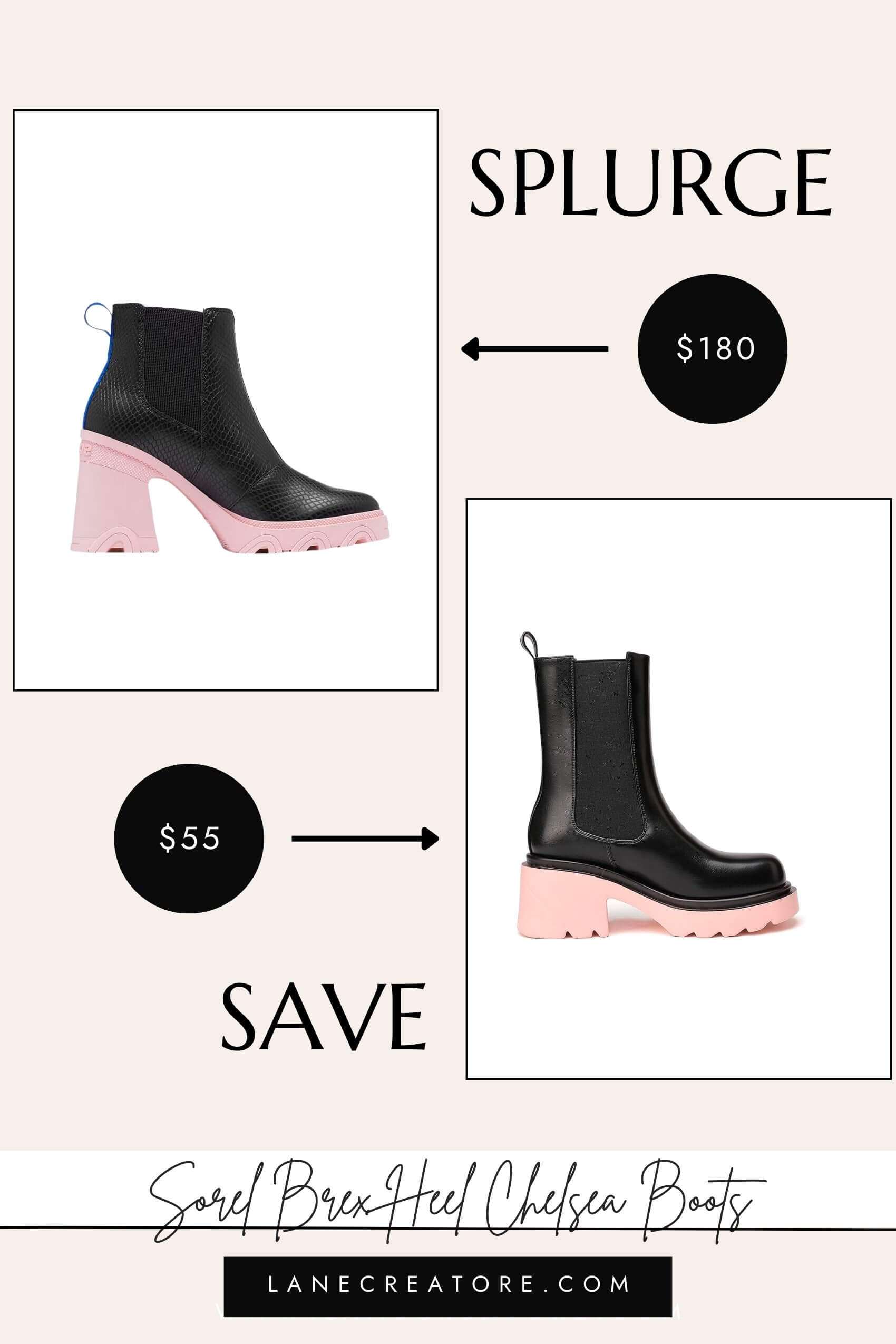 sorel rain boot dupes